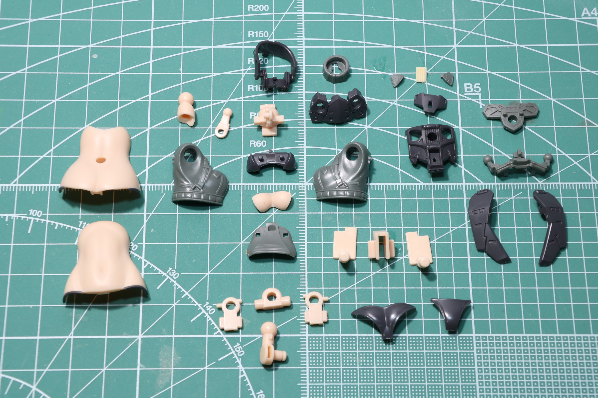 胴体の組み立て