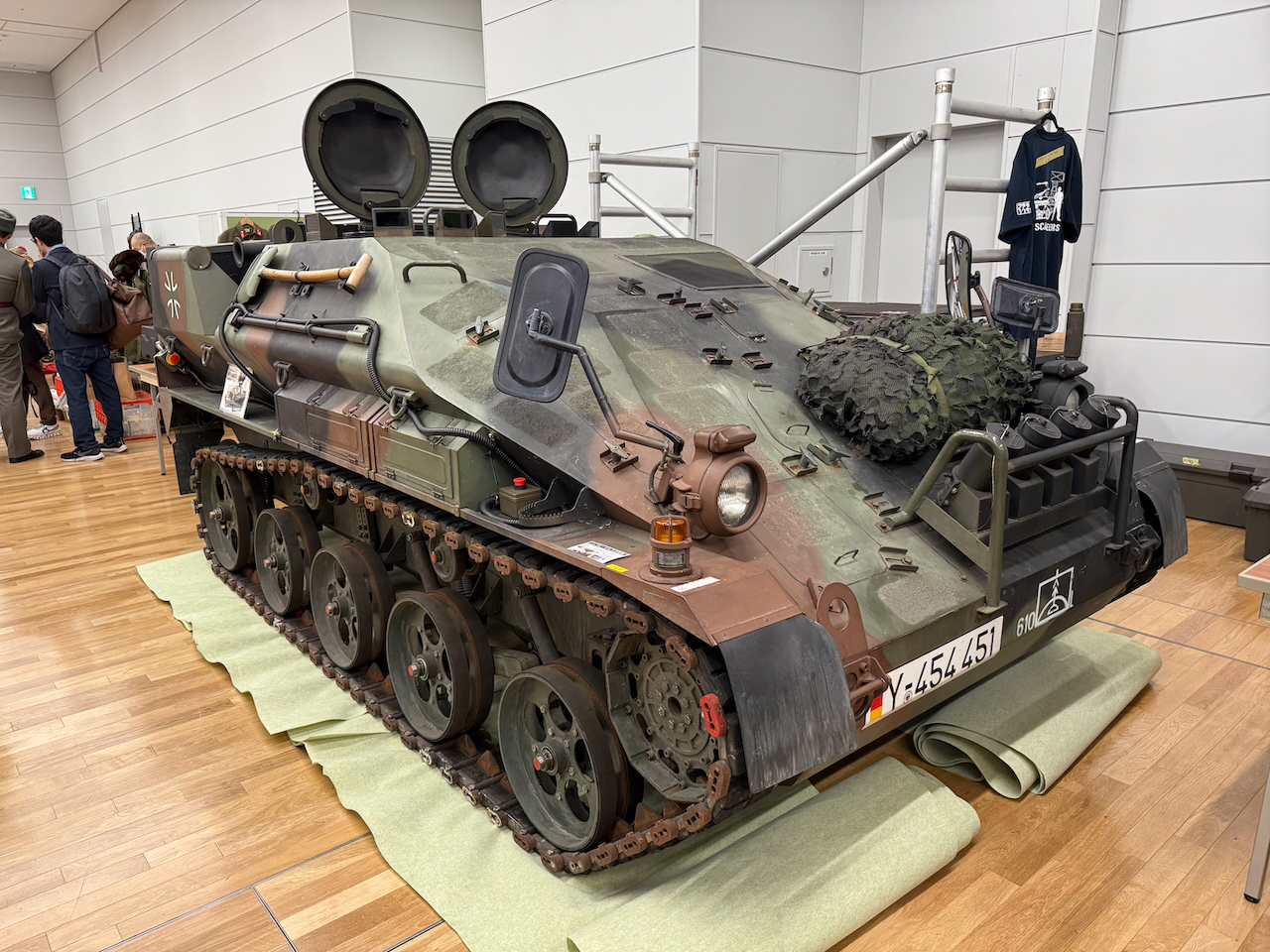 プラモデルを1/1で作る会による「ドイツ ヴィーゼル空挺戦車」1/1スケール