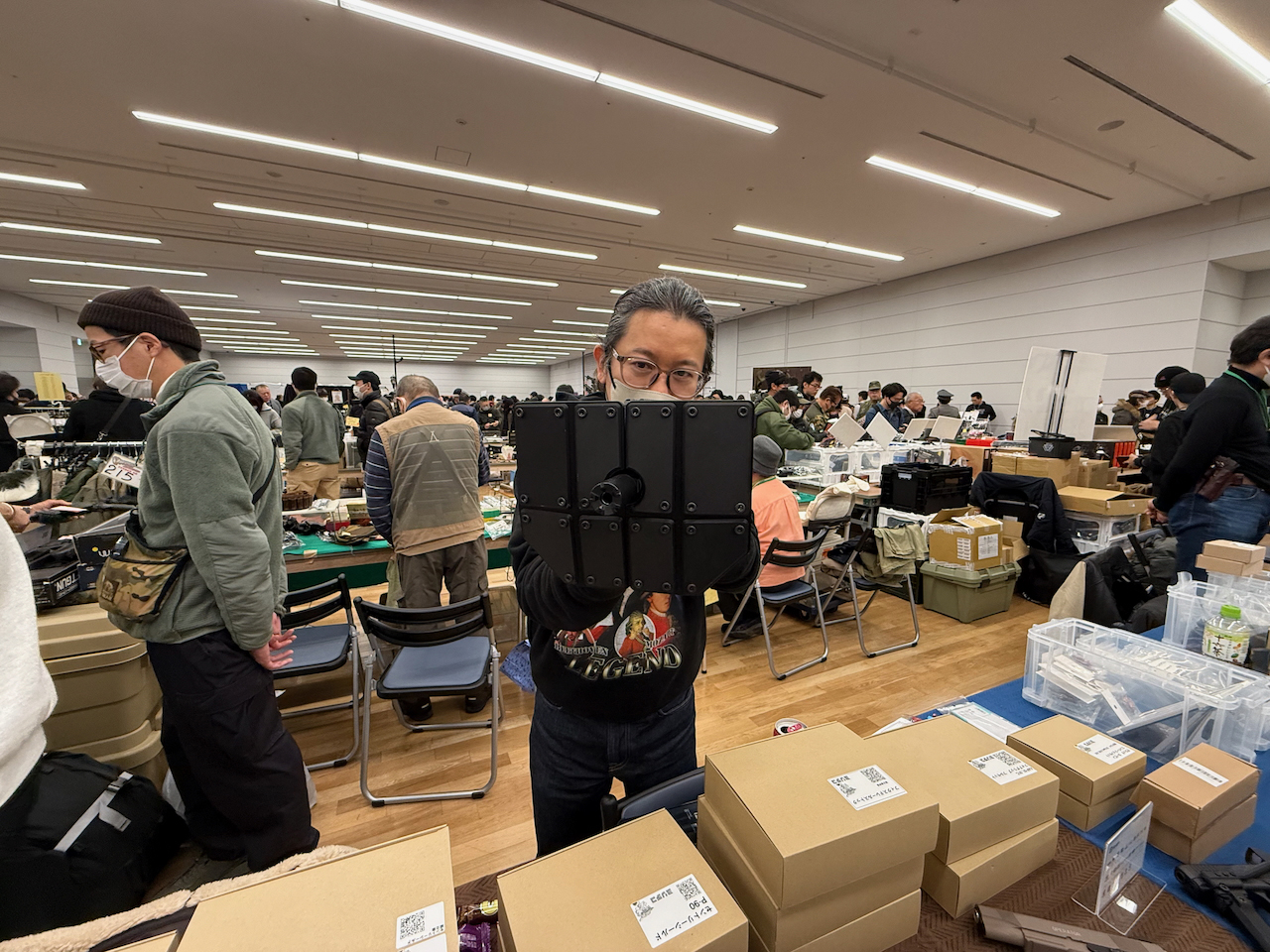 正面から見た様子。正面投影面積が思ったよりも大きくないので、実用面も高そうだ