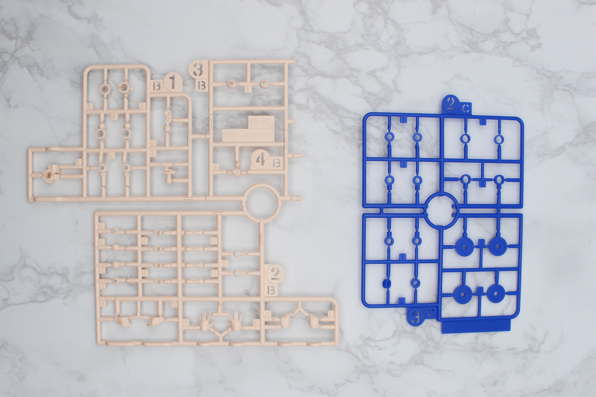 Bパーツ、Cパーツ