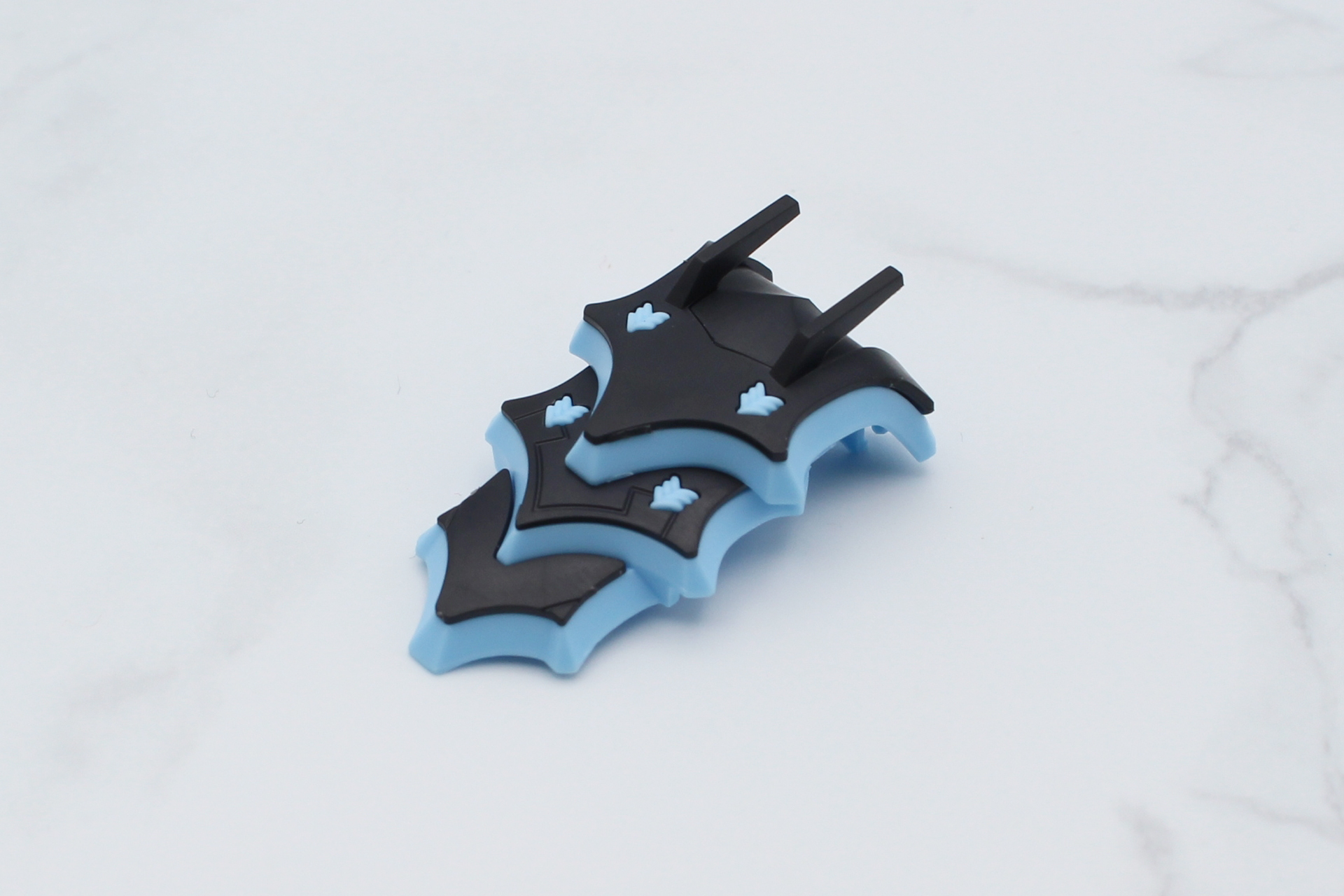 完成すると葉っぱのようなディテールが浮かび上がる