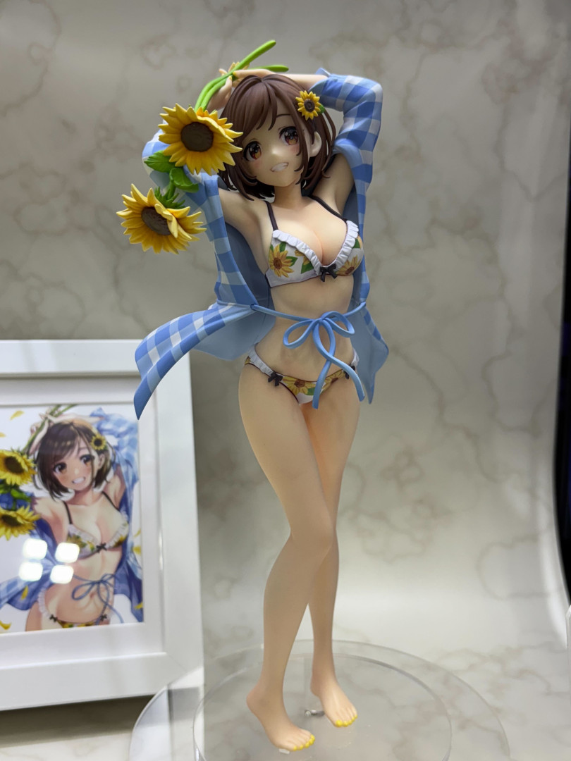 「森倉円先生オリジナルイラスト 向日葵の女の子」1/7スケールフィギュア