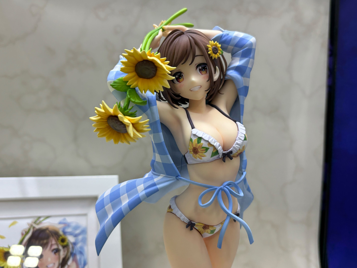 「森倉円先生オリジナルイラスト 向日葵の女の子」1/7スケールフィギュア