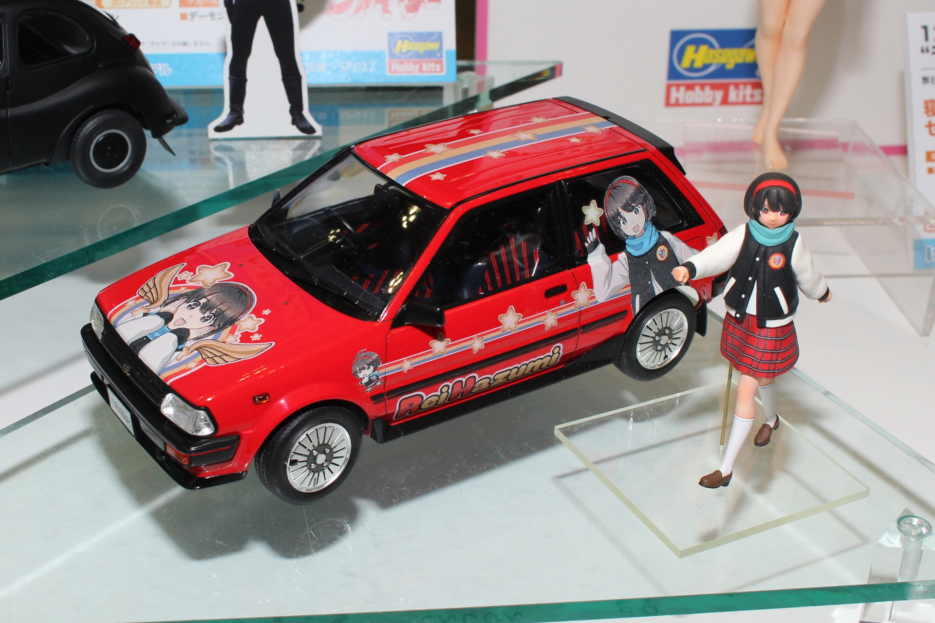 「トヨタ スターレット EP71 Siリミテッド（3ドア）中期型 “羽澄れい”w/フィギュア」。3月5日頃発売。価格は6,160円