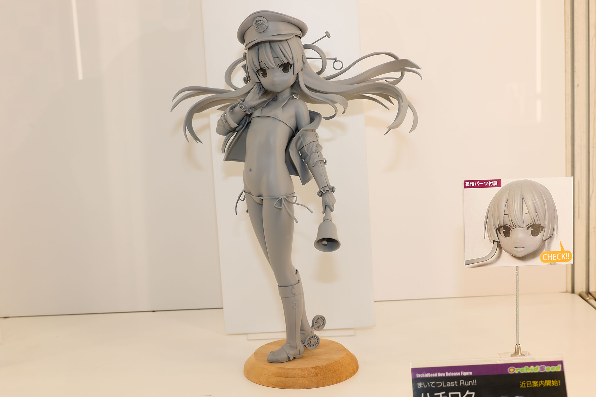 同じくオーキッドシードから発売される1/6スケールフィギュアの「まいてつLast Run!! ハチロク」