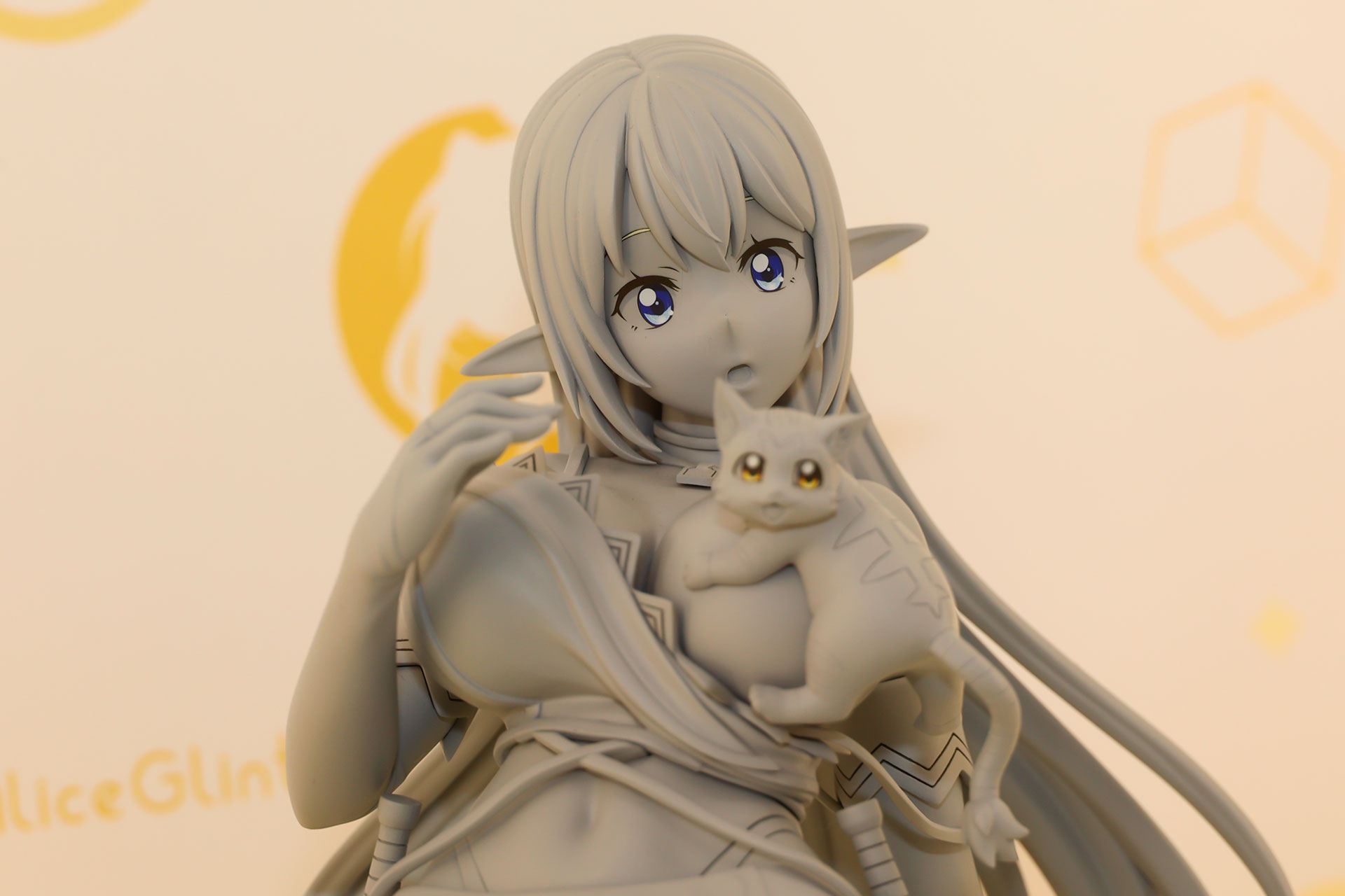 現在監修中の1/7スケールフィギュア「Sランクモンスターの《ベヒーモス》だけど、猫と間違われてエルフ娘の騎士として暮らしてます アリア＆タマ」