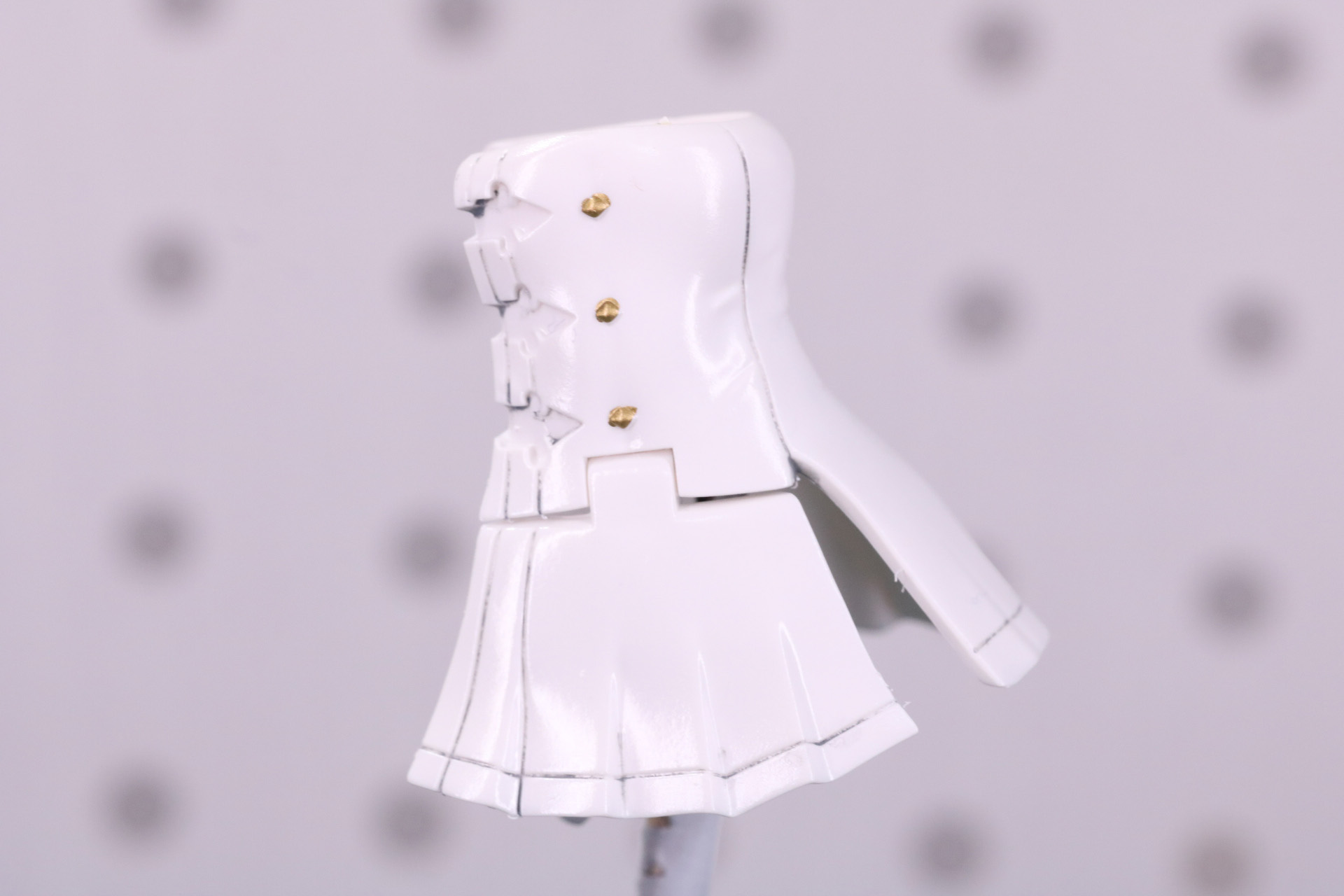 スミ入れすることでモールドが強調される