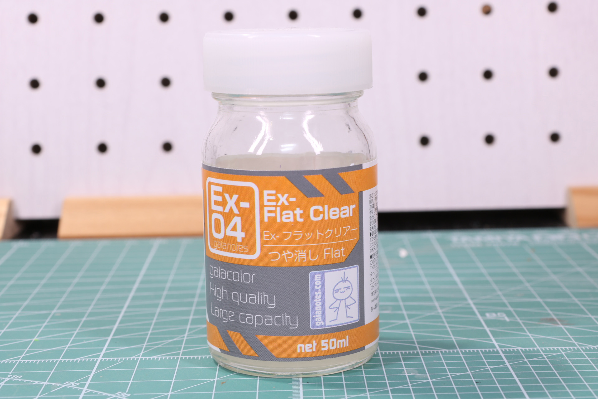 トップコートはガイアノーツのEX-フラットクリアーを使用