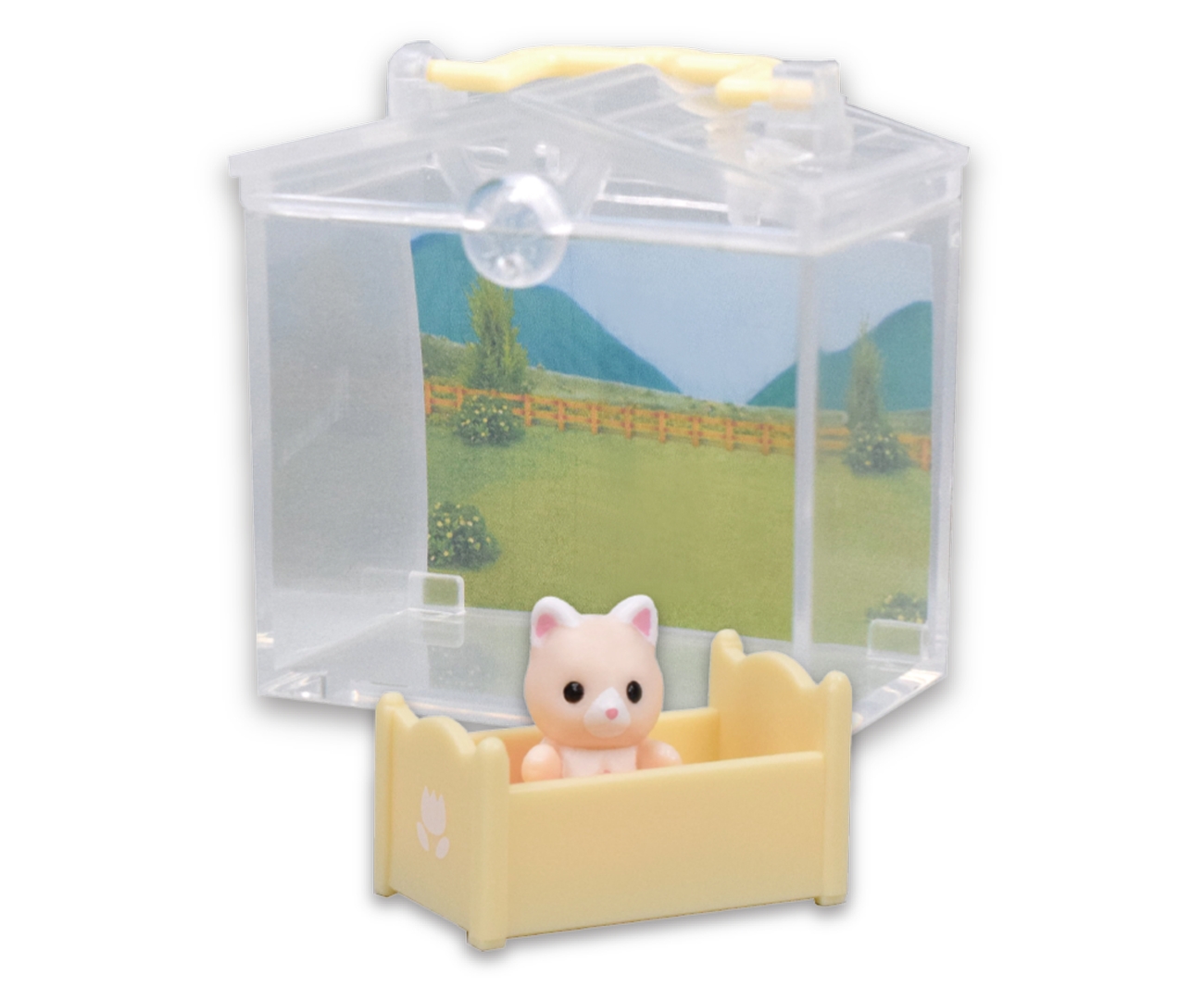 赤ちゃんハウス シルクネコの赤ちゃん（ジニー）＆ベッド