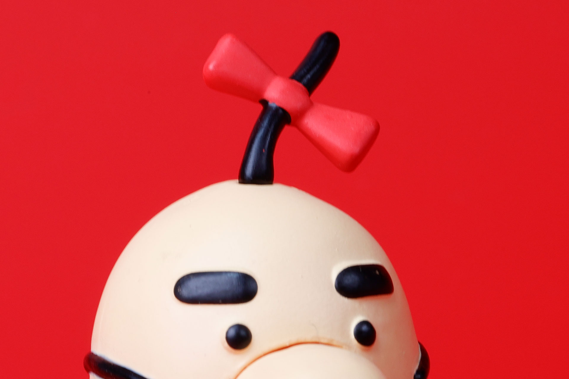 赤いリボンもバッチリ再現されている