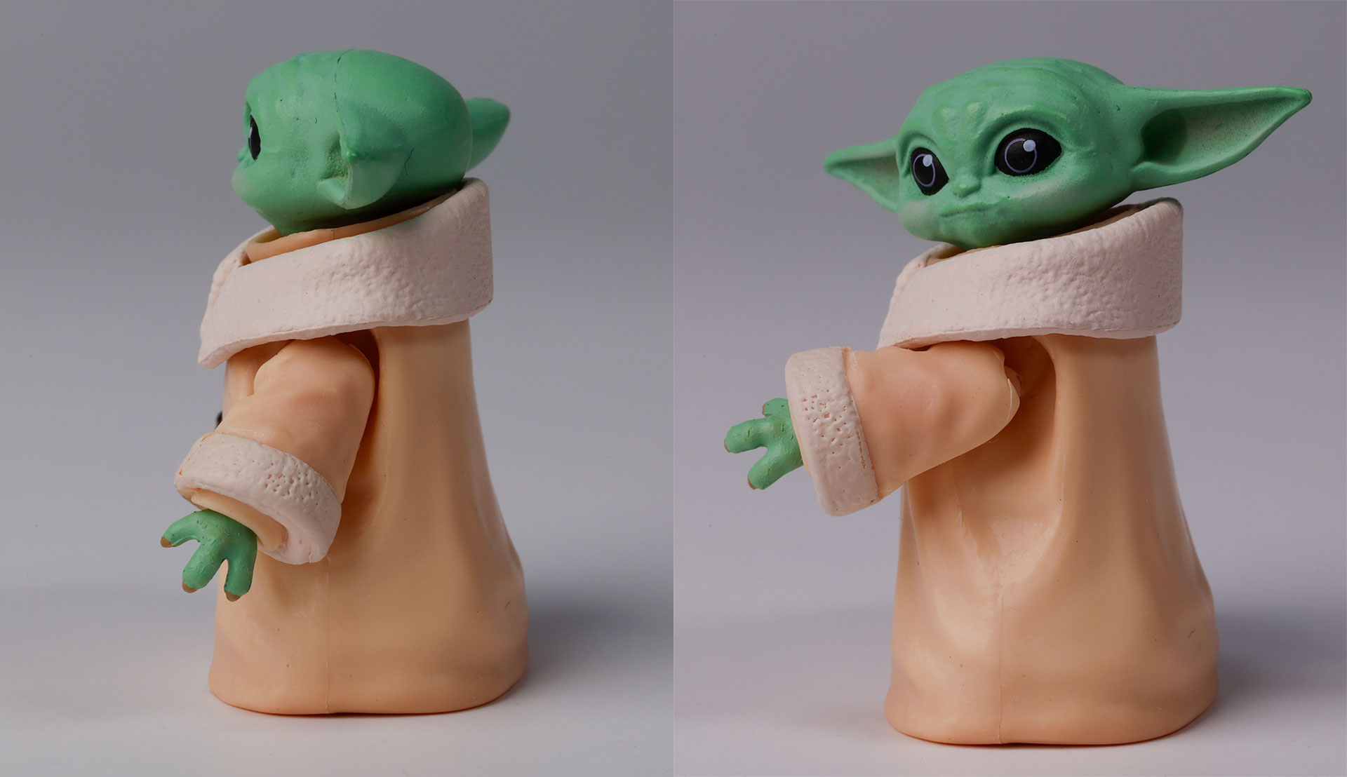 頭や腕はある程度可動できる