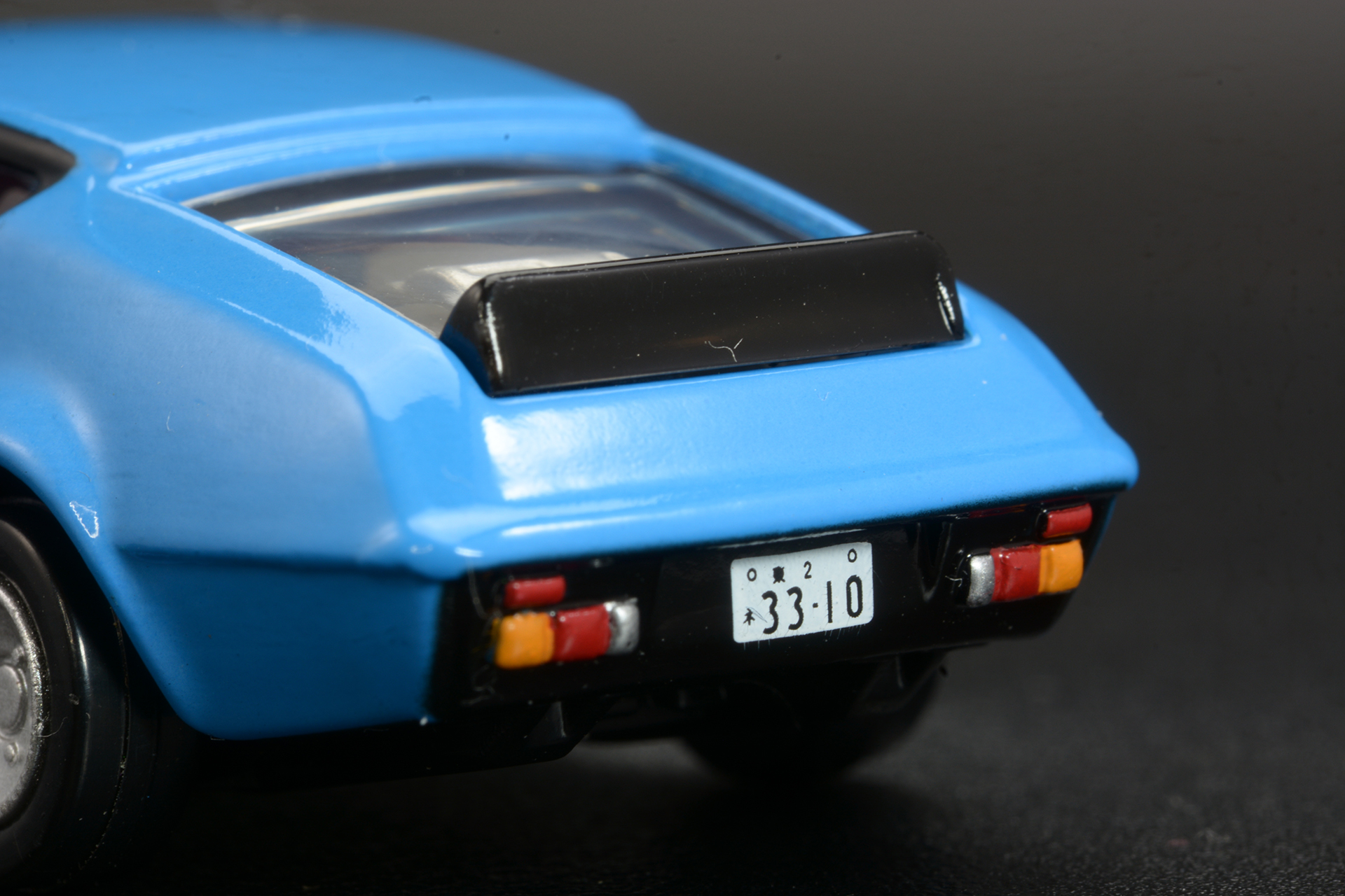 ナンバープレートもしっかり再現