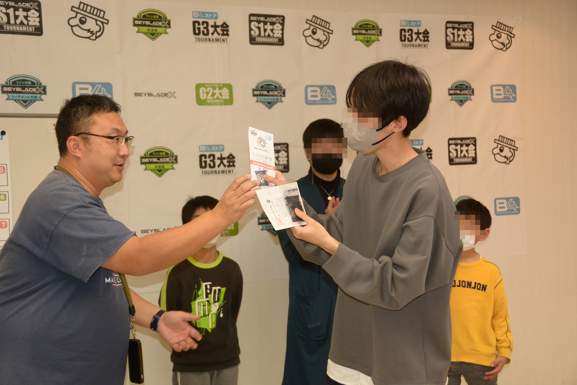 優勝を果たしたいろわ選手