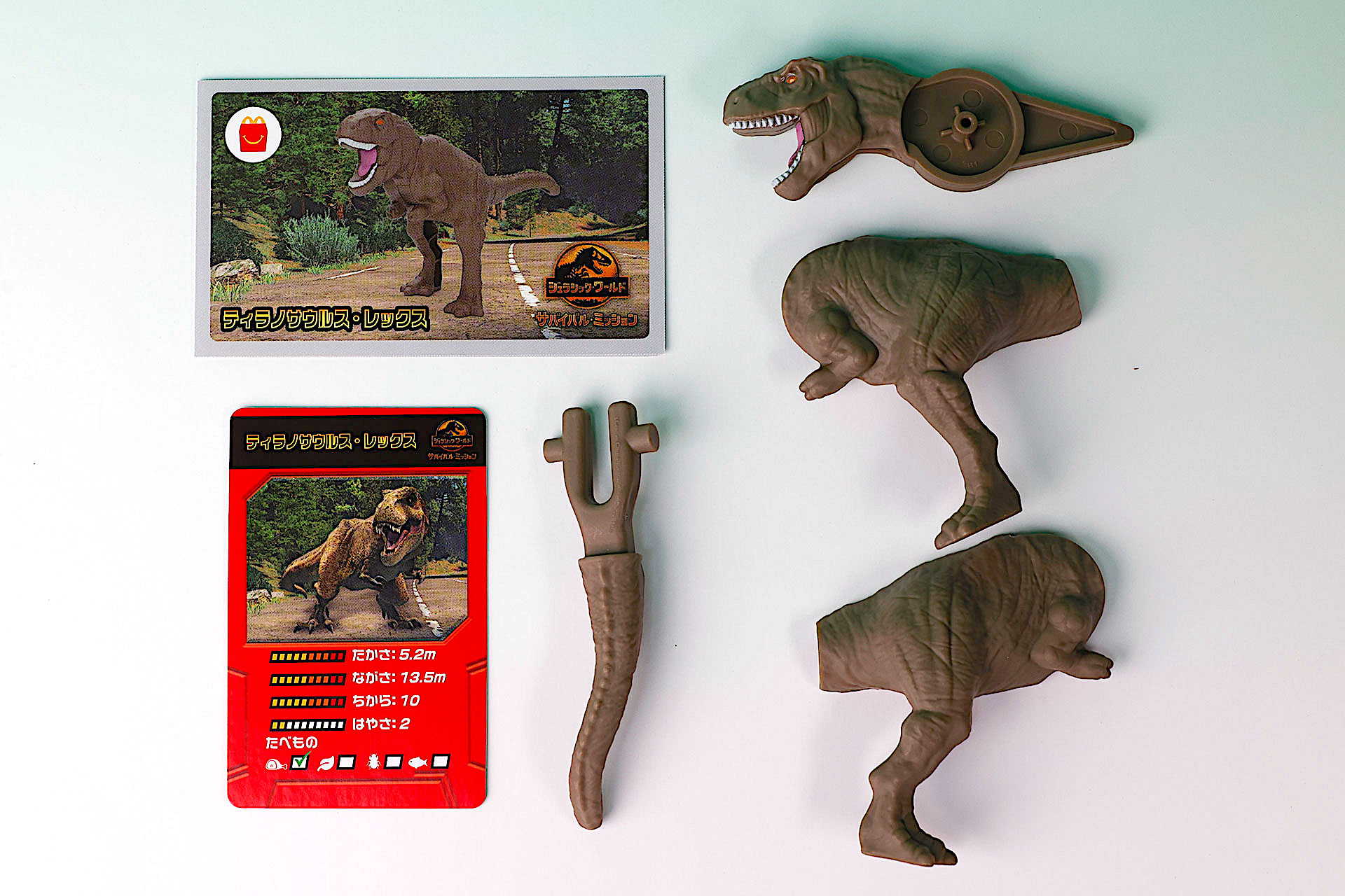 こちらが「ティラノサウルス・レックス」のおもちゃ箱の中身だ