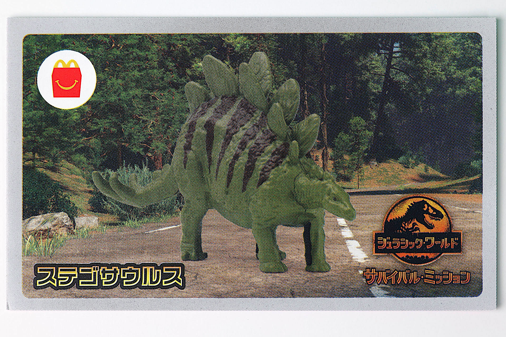 ステゴサウルスが描かれた説明書