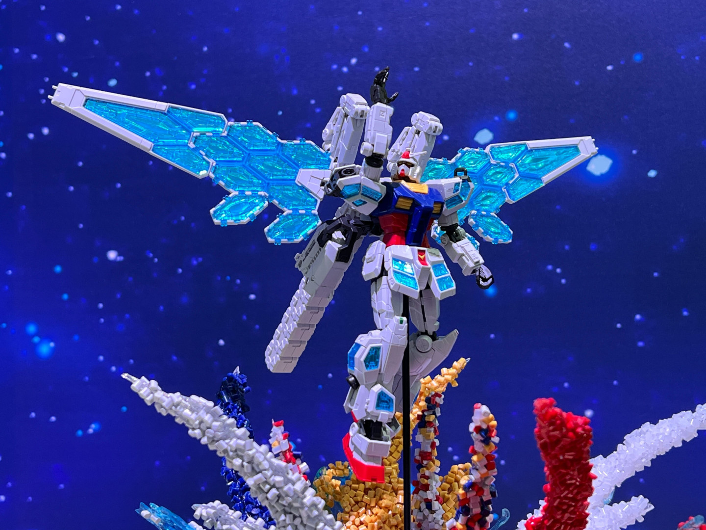 EXPO2025 1/144 RX-78F00/E ガンダム (EX-001 グラスフェザー装備)ケミカルリサイクルVer.