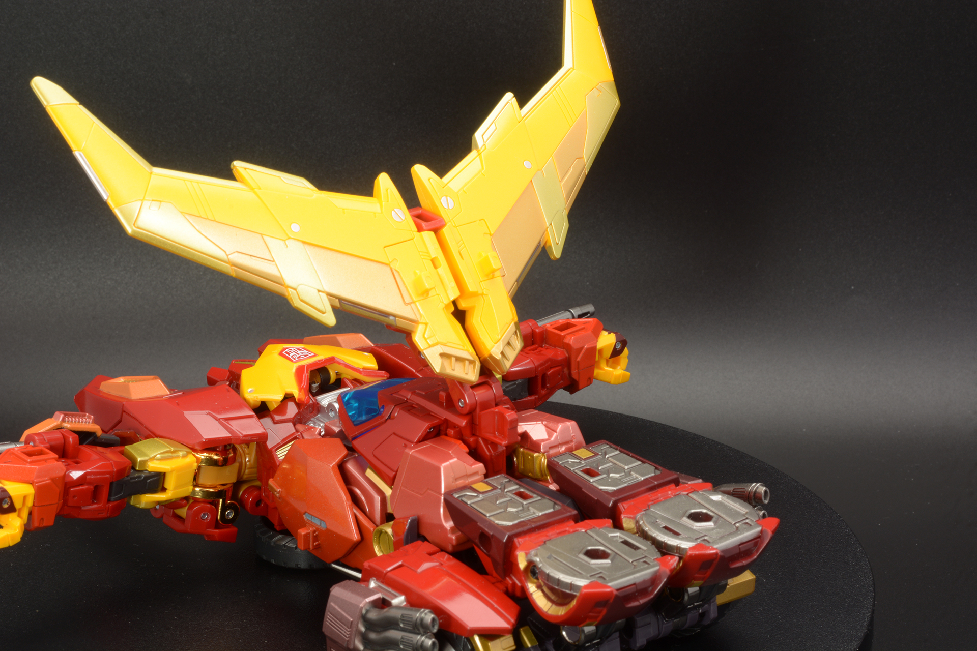 ウイングを跳ね上げる