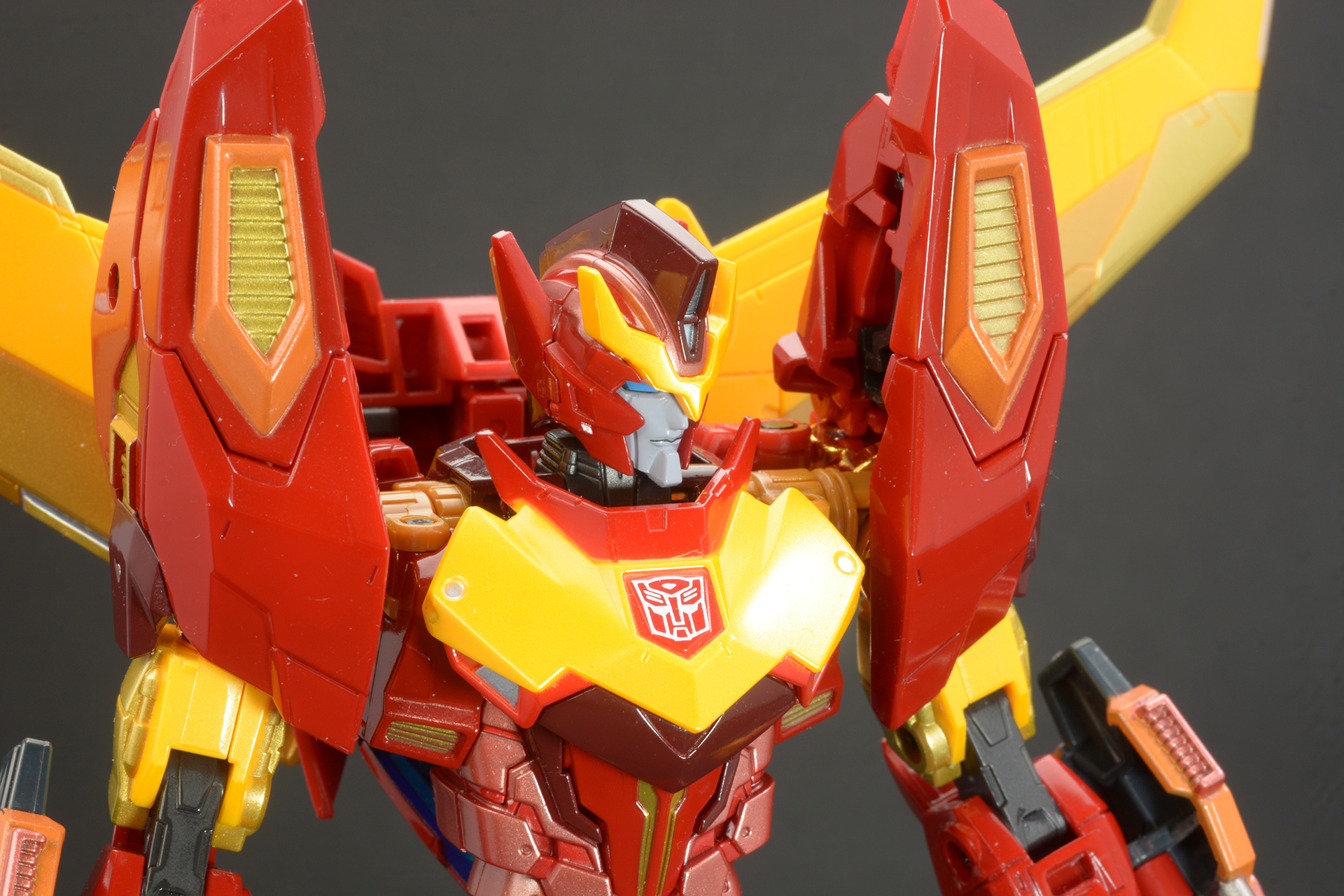 ハンサムなマスク。特に横顔がクールだ