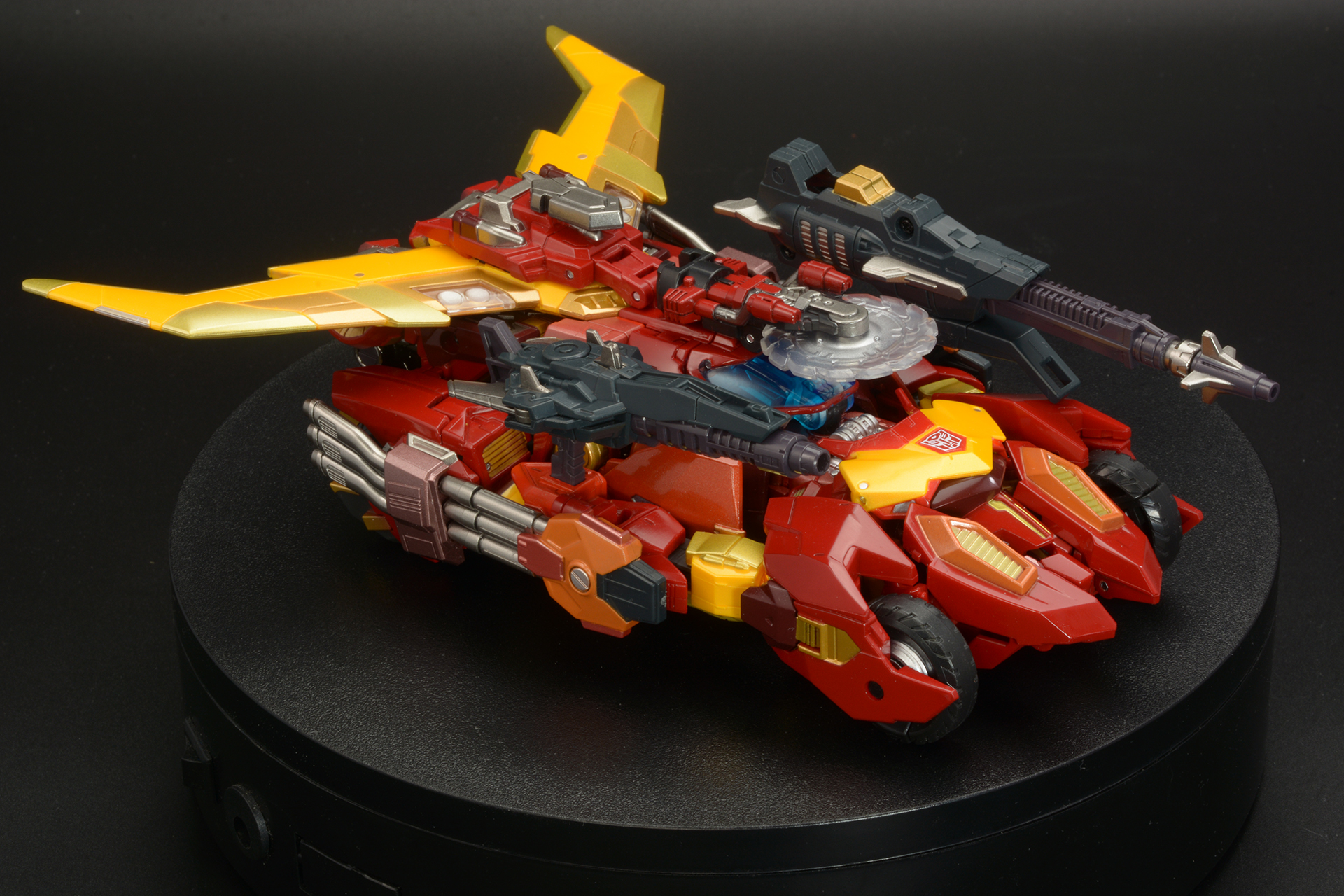 装備品はビークルモードにも取り付けられる