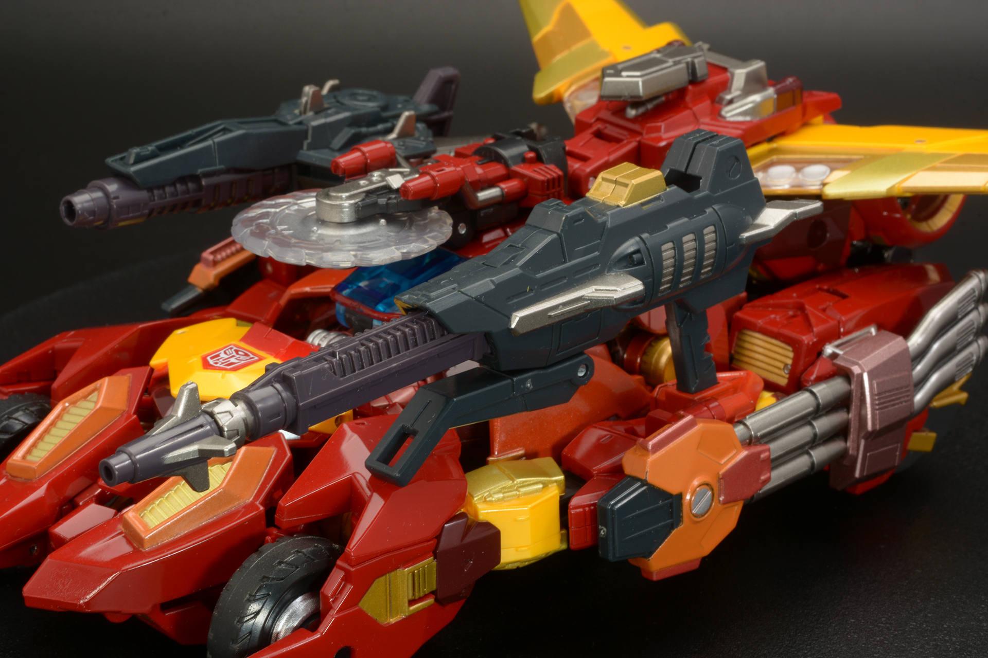 装備品はビークルモードにも取り付けられる