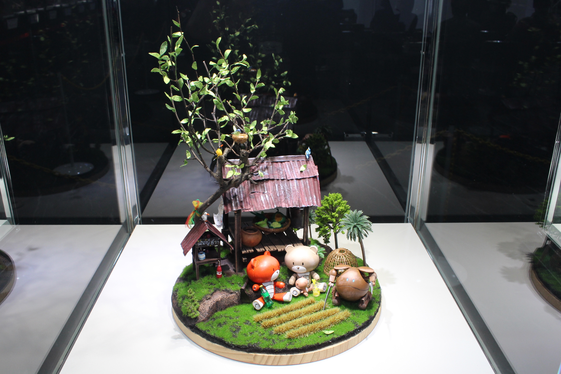 “Happy farm”／GUNDAM3795／合計得点64P（工作22P、塗装22P、アイデア20P）※作品名／製作者（敬称略）／ポイント、以下同