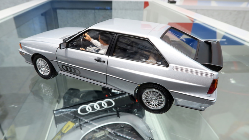 「1/24 アウディ クワトロ」は再販予定の特別販売製品。現時点ではタミヤの製品紹介ページもまだ存在しておらず、発売日、価格は未定