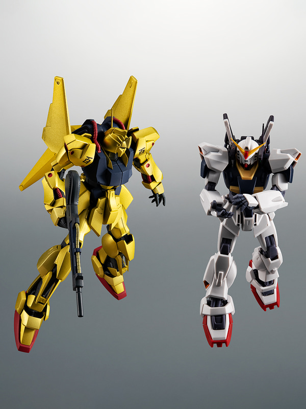別売りの「ROBOT魂 ＜SIDE MS＞ RX-178 ガンダムMk-II（エゥーゴ使用）ver. A.N.I.M.E.」と組み合わせることで、あの名シーンが再現できる