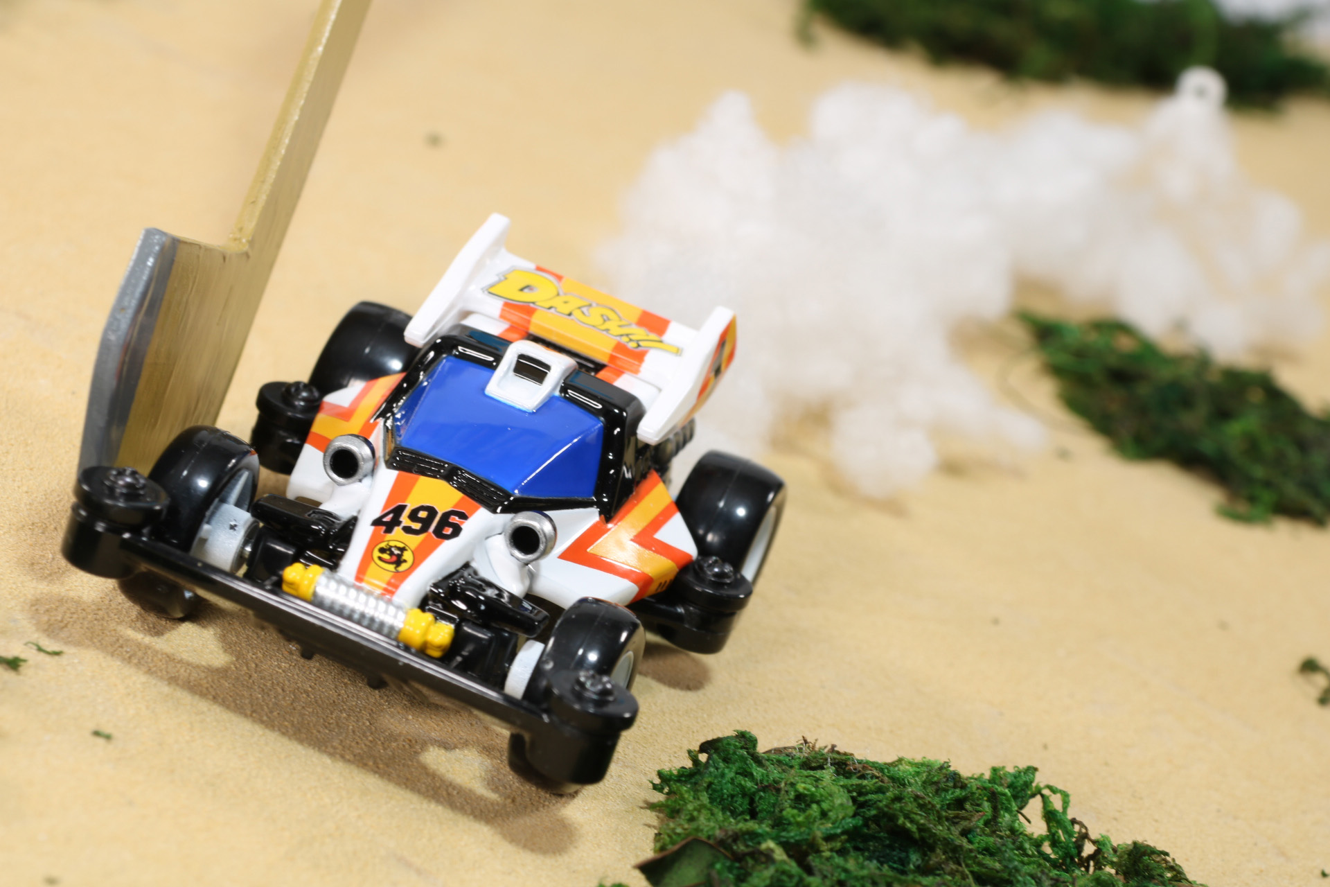 左右に振られながら、最短距離を行く