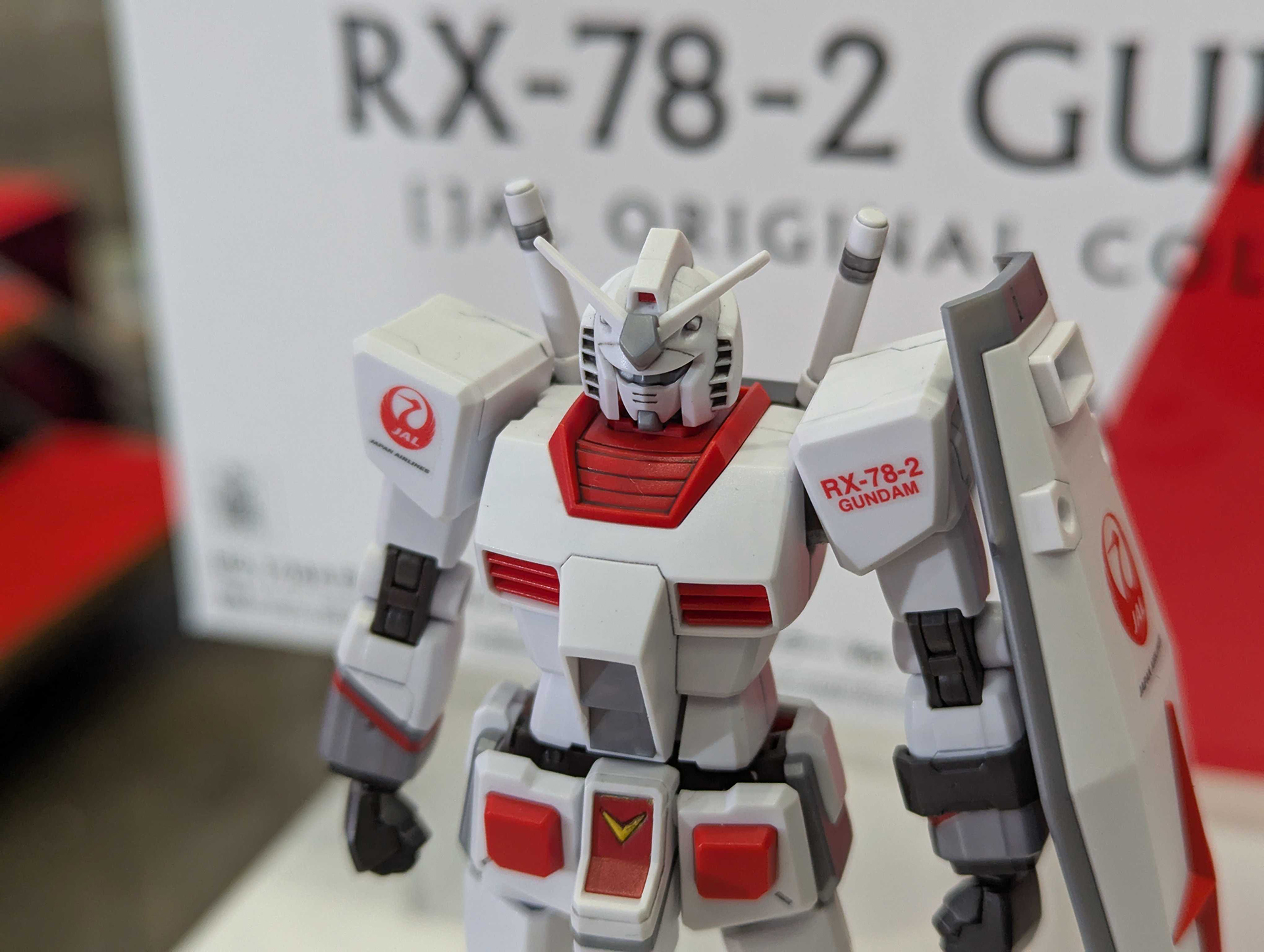 EXPO2025 1/144 RX-78F00/E ガンダム（EX-001 グラスフェザー装備）[JALスペシャルパッケージVer.]