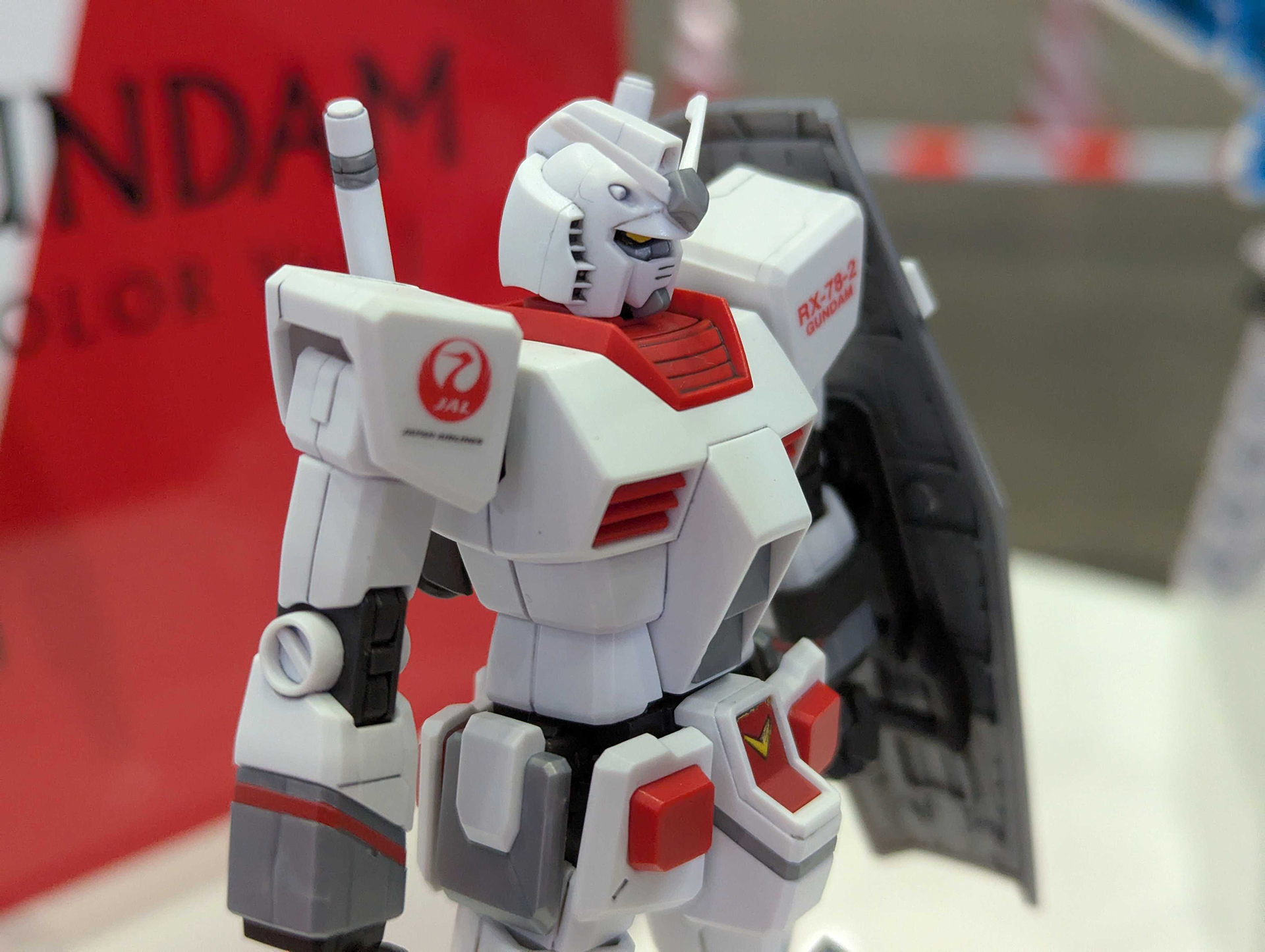 EXPO2025 1/144 RX-78F00/E ガンダム（EX-001 グラスフェザー装備）[JALスペシャルパッケージVer.]