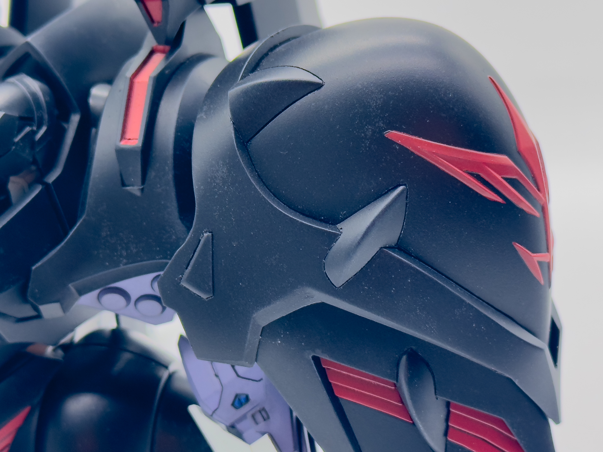 外装のアップ。塩マスクにより外装の退色を再現しています。