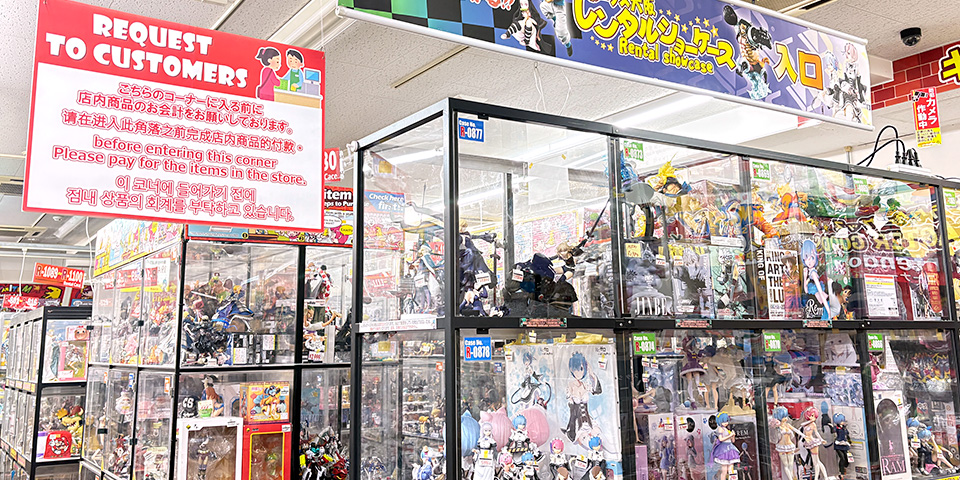 1F&2F「レンタルショーケース」フロア