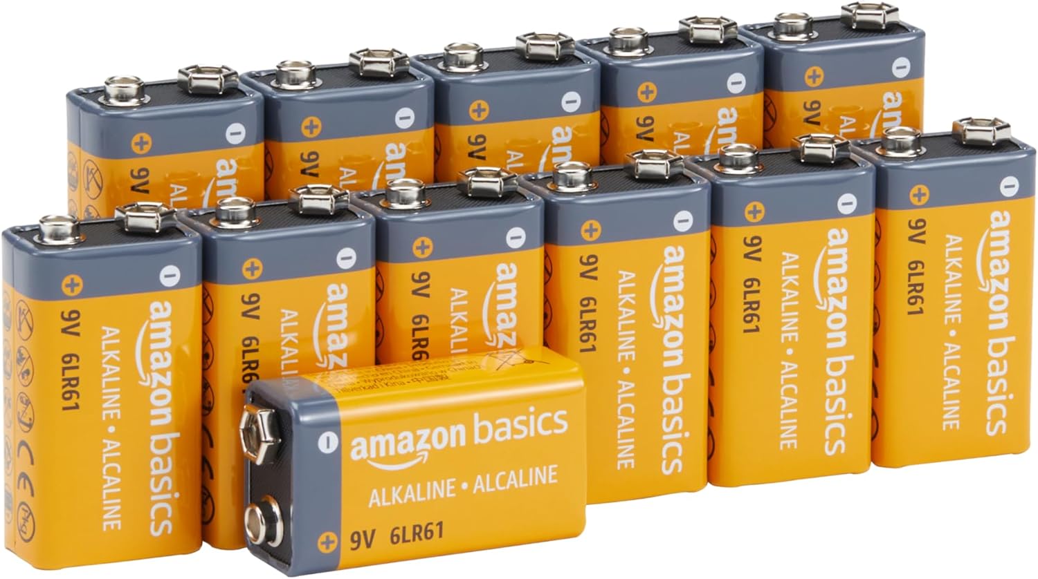 Amazonベーシック アルカリ乾電池 9V形 12個セット