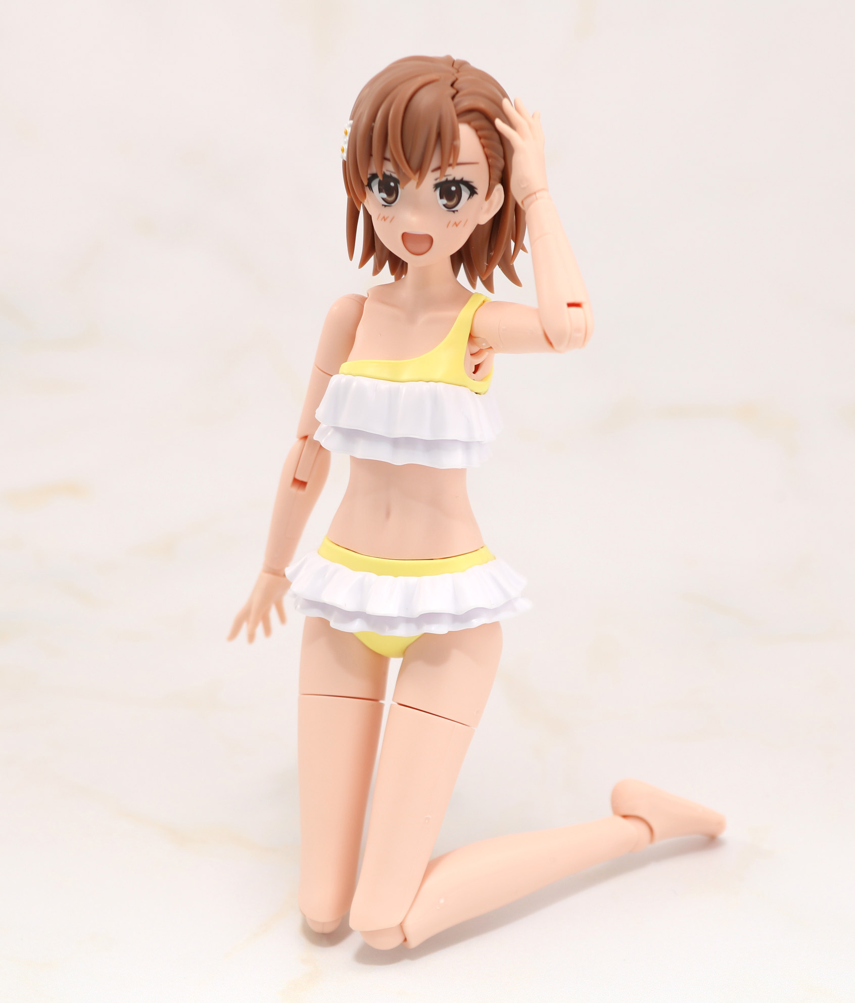 膝をついたポーズ