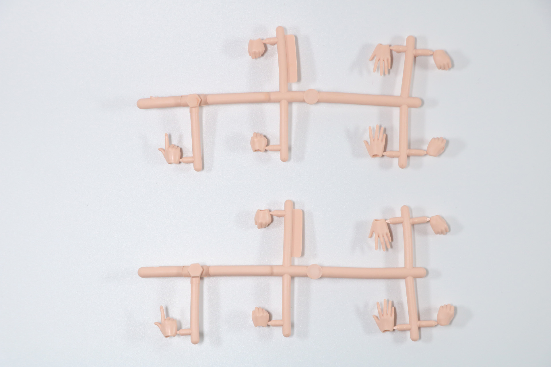 Uパーツ、ハンドパーツ×2