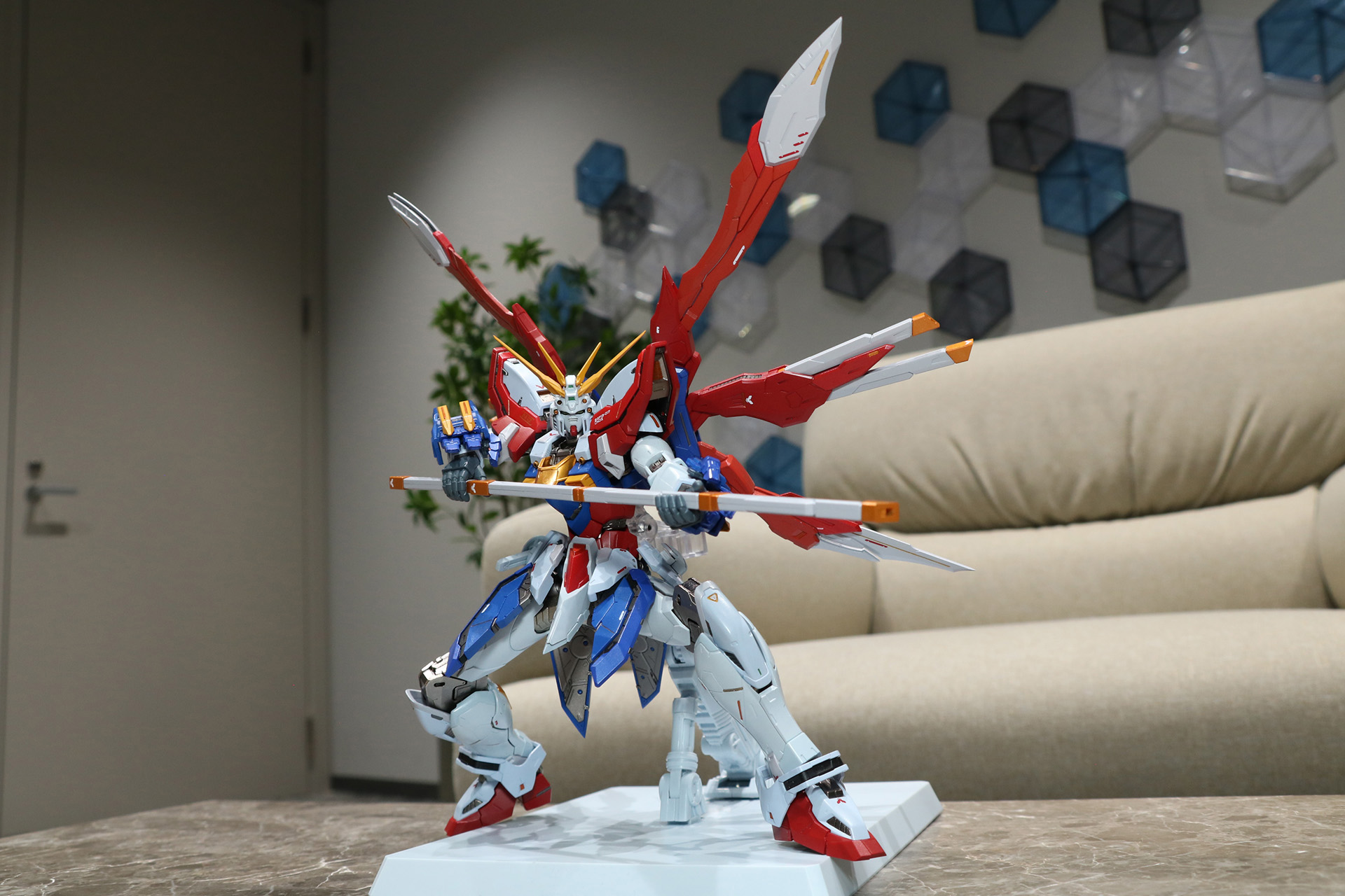 「METAL BUILD」で「ゴッドガンダム弐（セカンド）」が立体化<br />※画像は試作品を使用しています