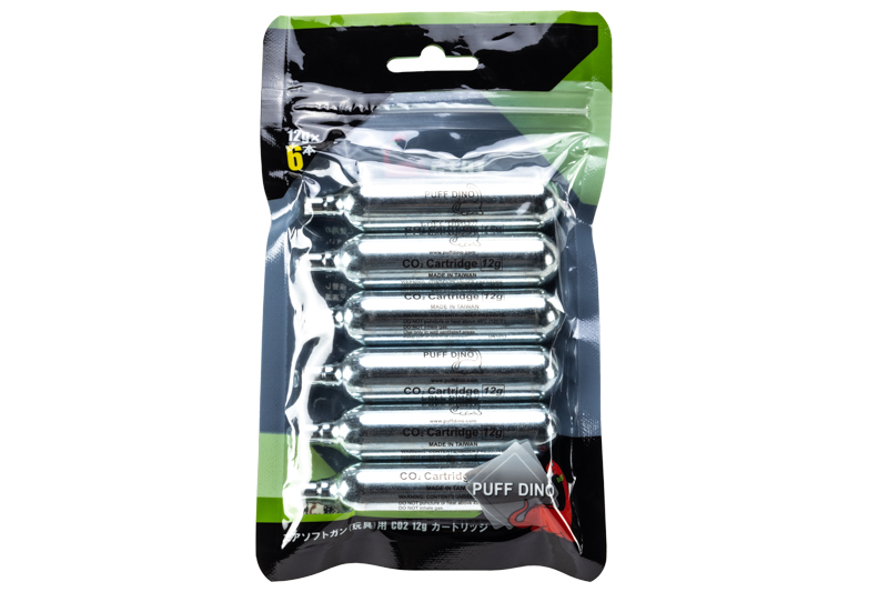 「[PUFF DINO] CO2 12gカートリッジ 6本セット」