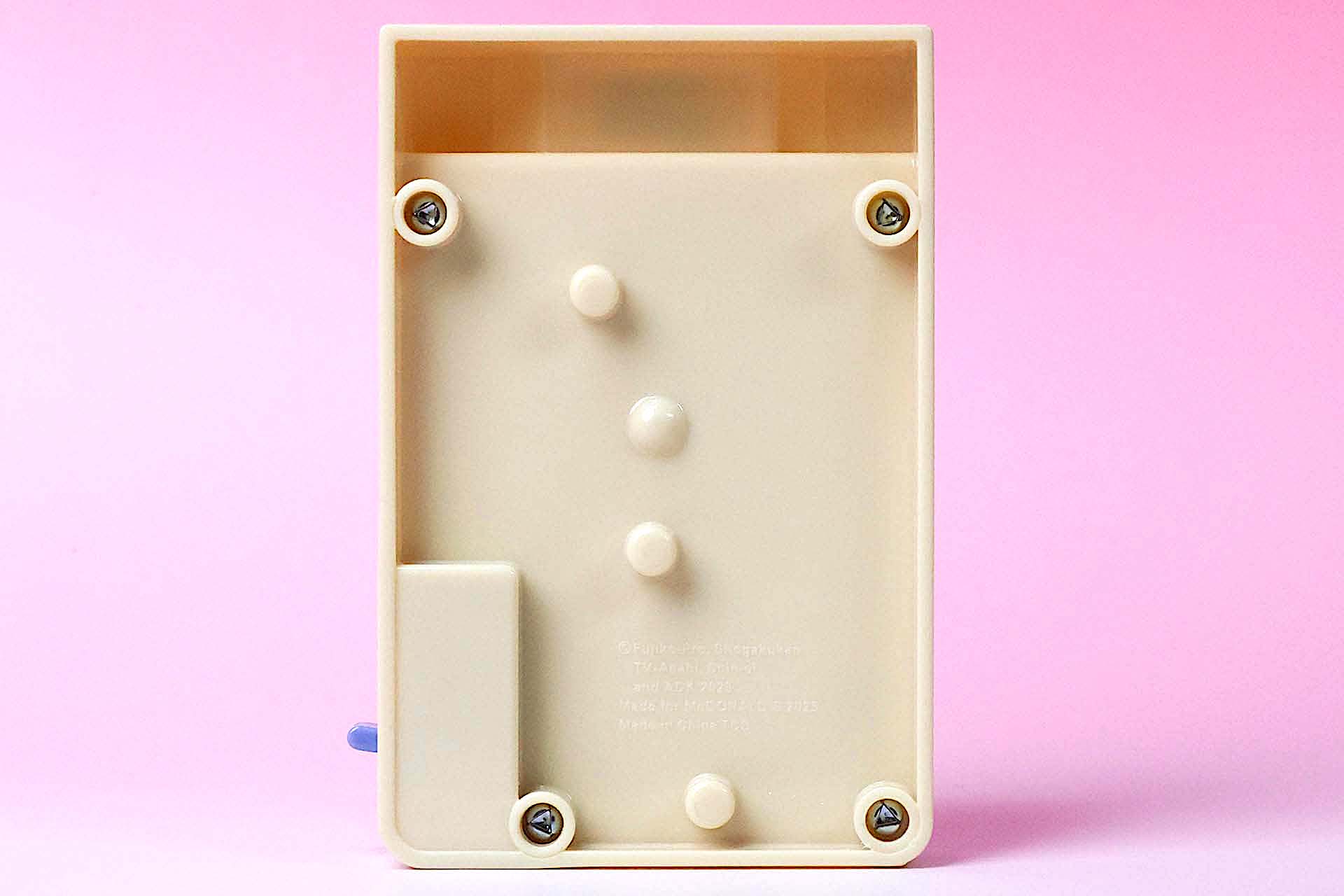 背面側から見たところ