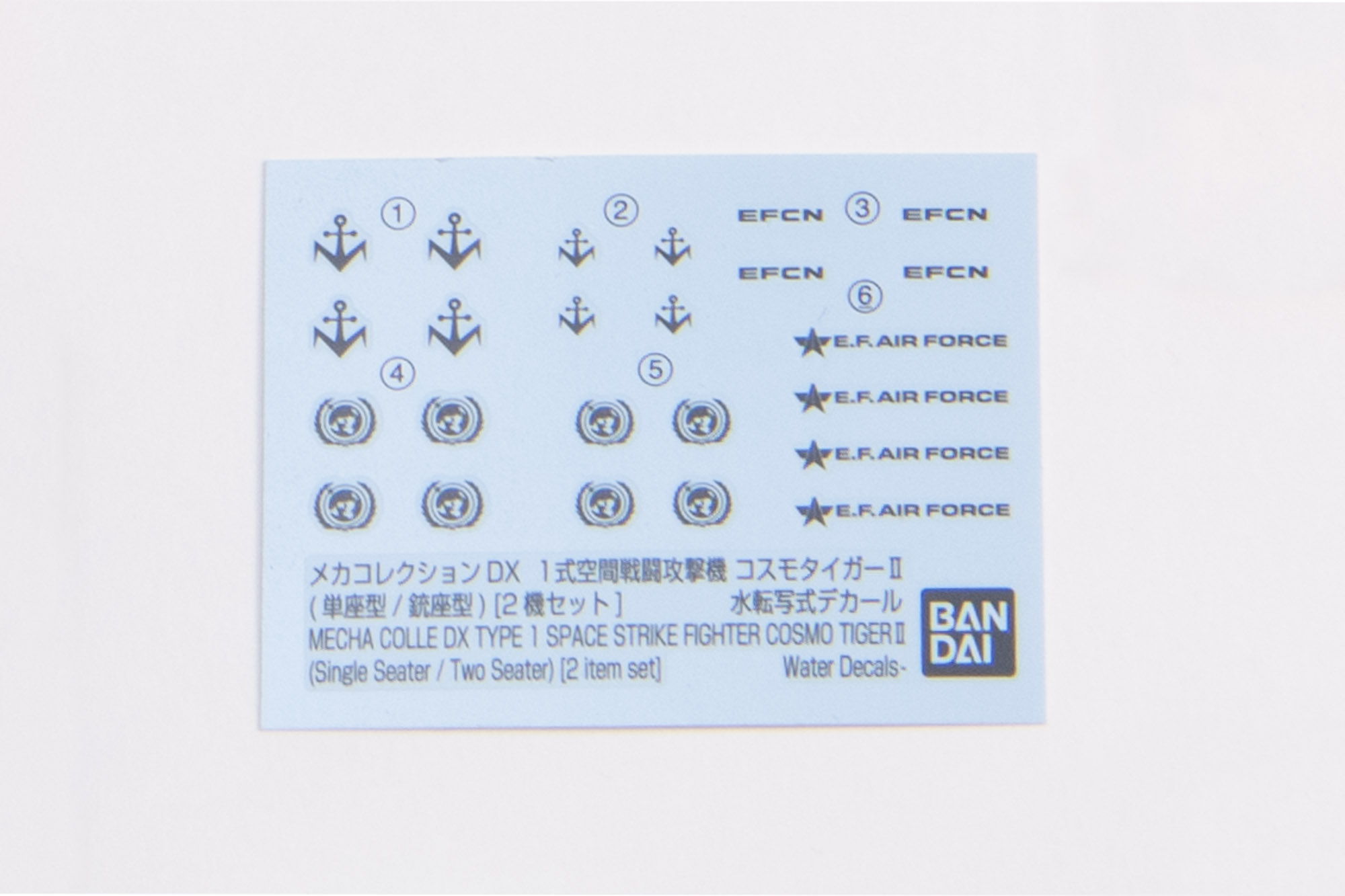 水転写式デカール。こちらは黒色となっている。