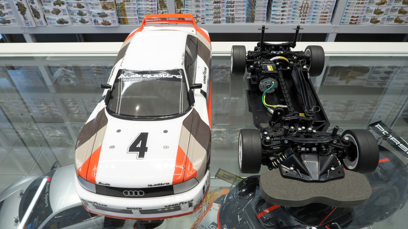 「1/10RC アウディ 90 クワトロ レーシング（TT-02シャーシ）」は3月15日発売。価格は20,900円