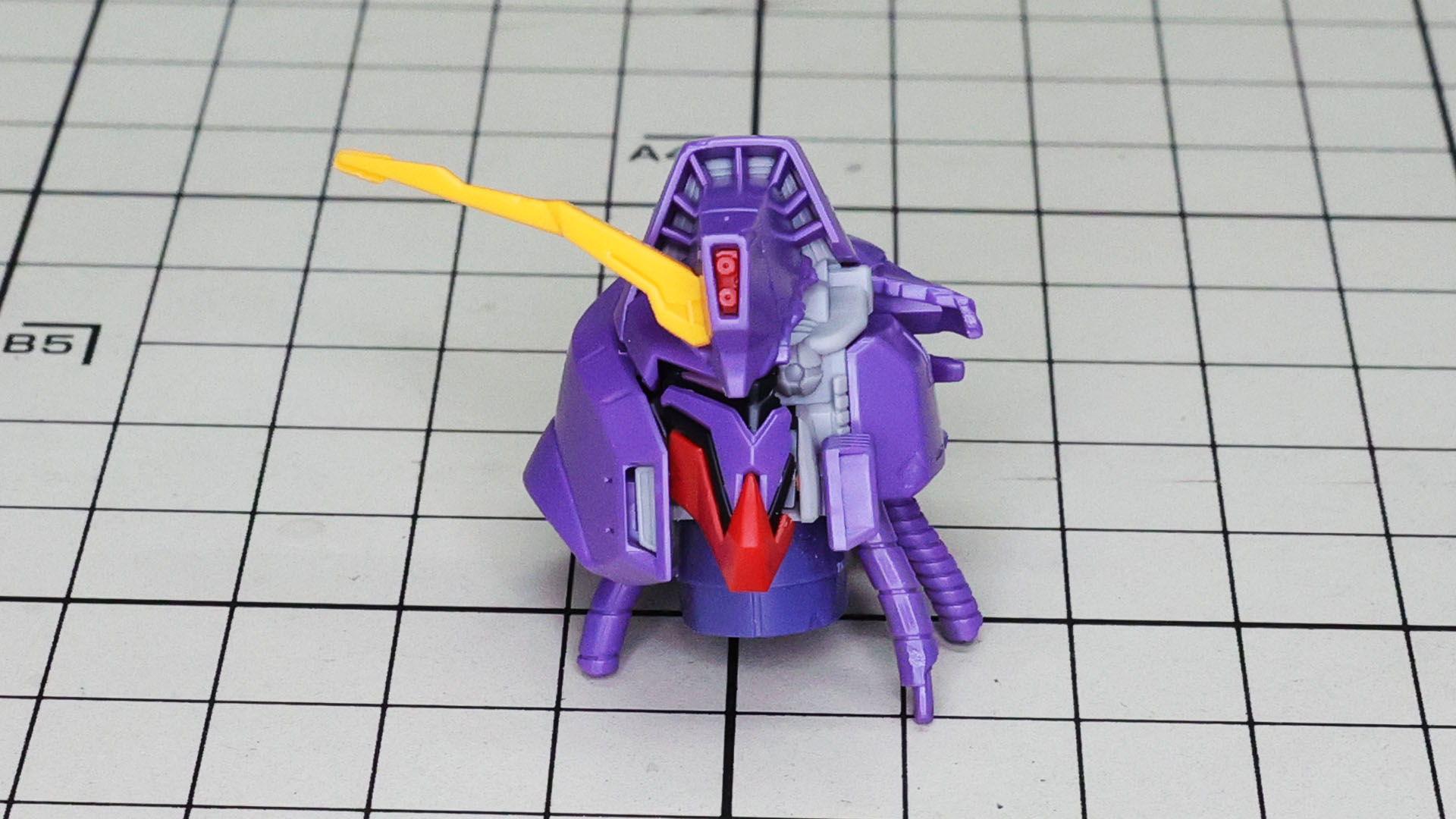 損壊した頭部が完成しました