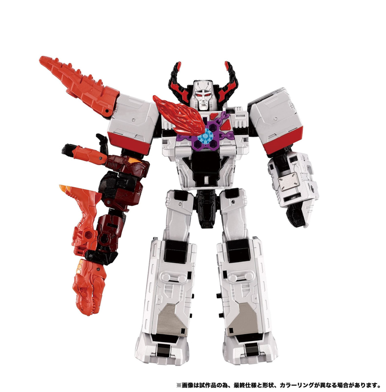 メガトロンとキャプテンヴォルカがワイルドッキング（変形合体）！