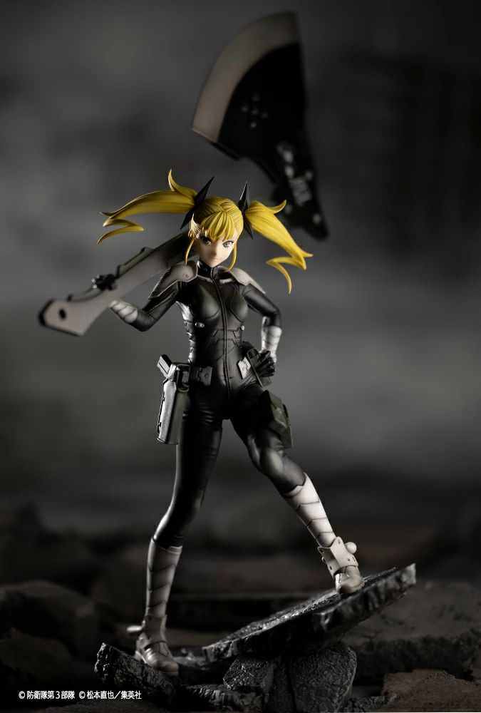 専用武器はキコルの身長以上の大きさがあり、大迫力の造形