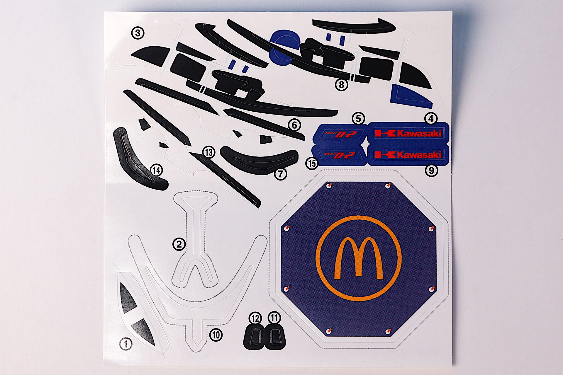 こちらが付属のシールだ