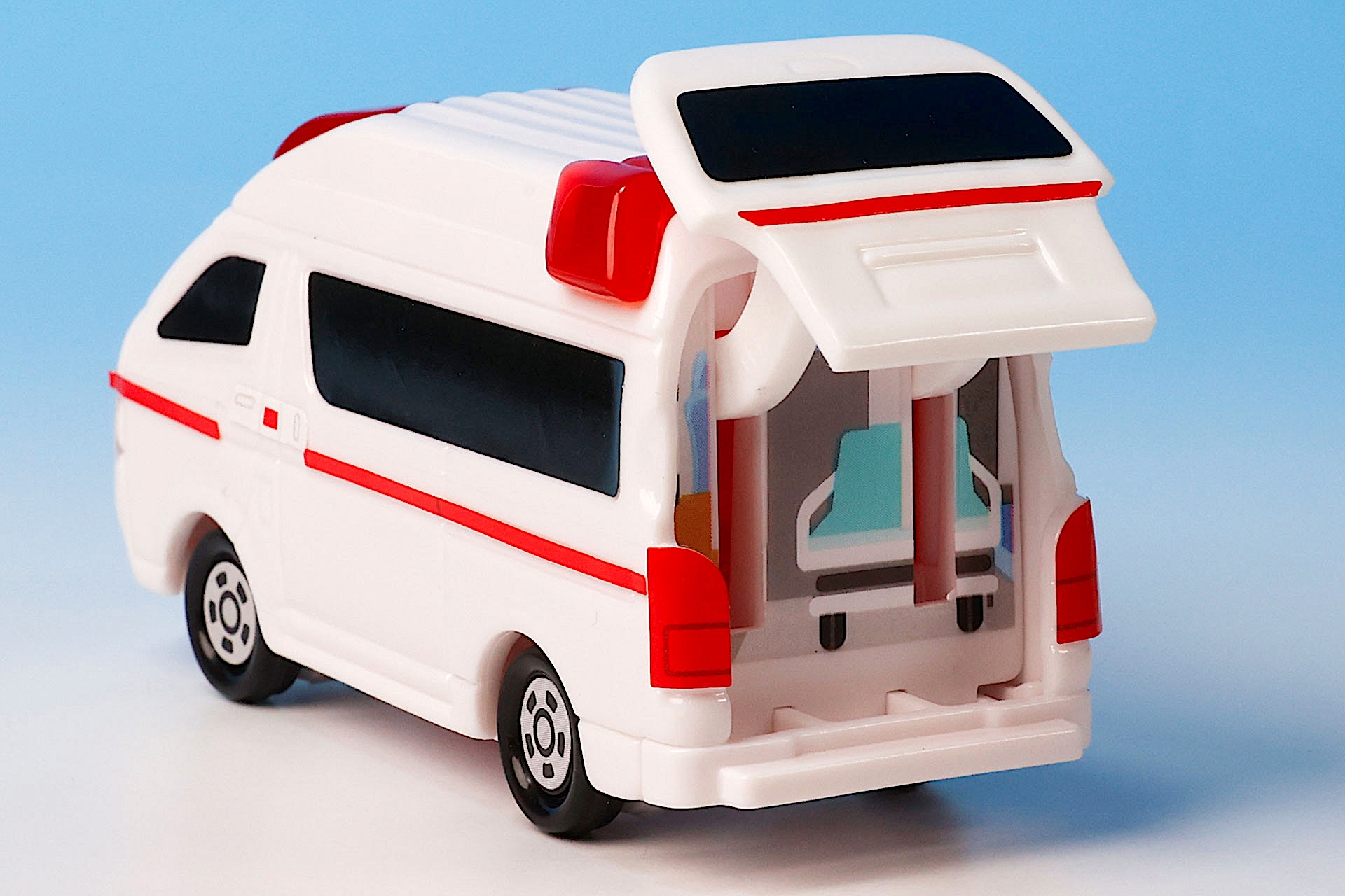 背面側のドアを開けたところ