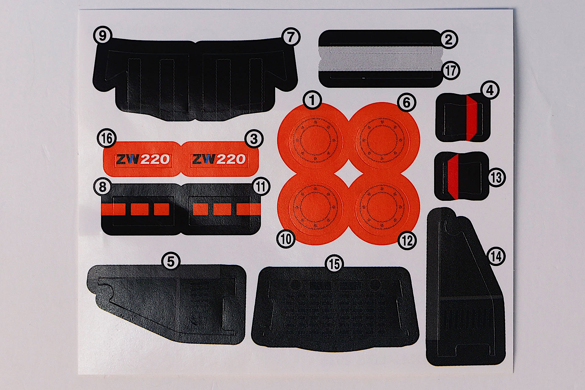 こちらは付属のシール