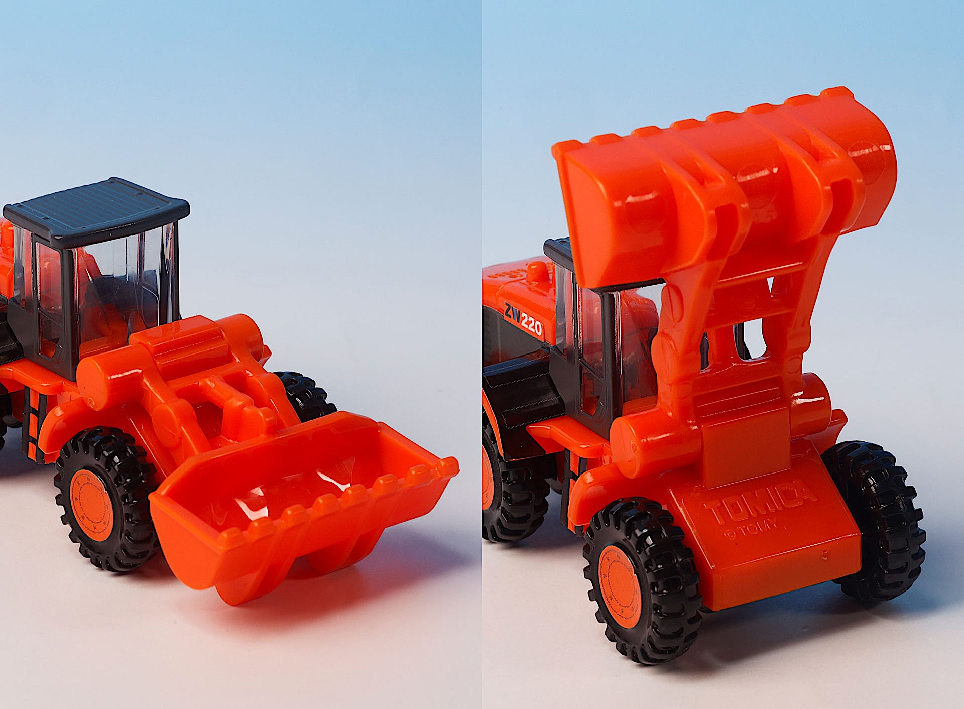 ショベルはこのように動かすことができる