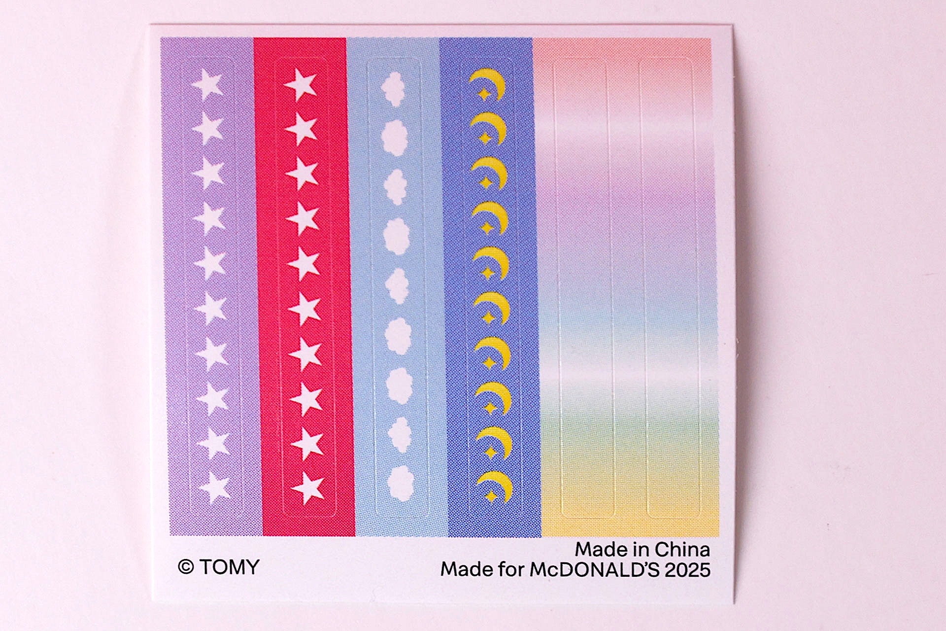 シールは6枚付属している