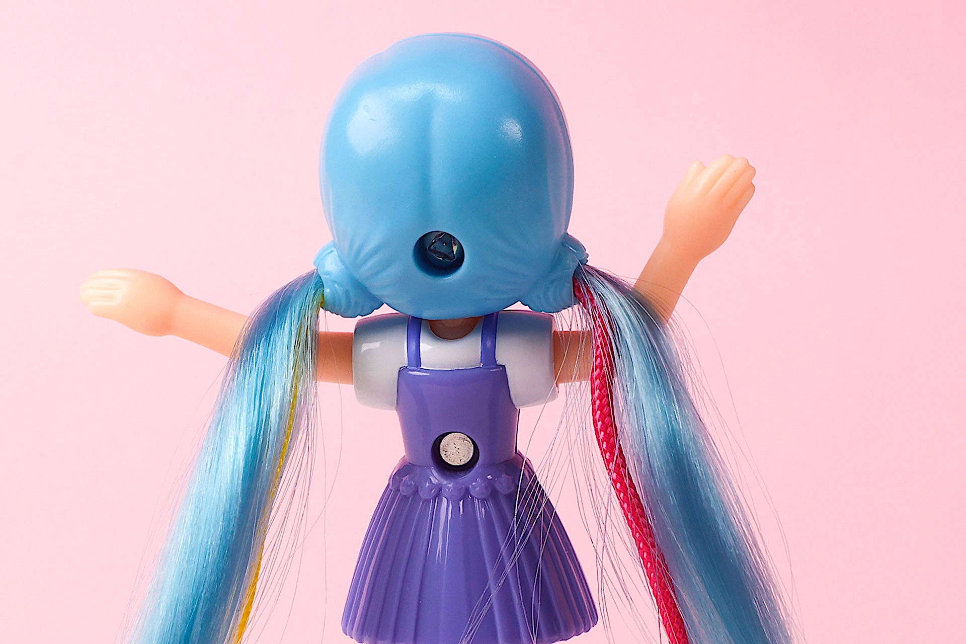 ツインテールではっきりと分かれているので、アレンジもしやすい