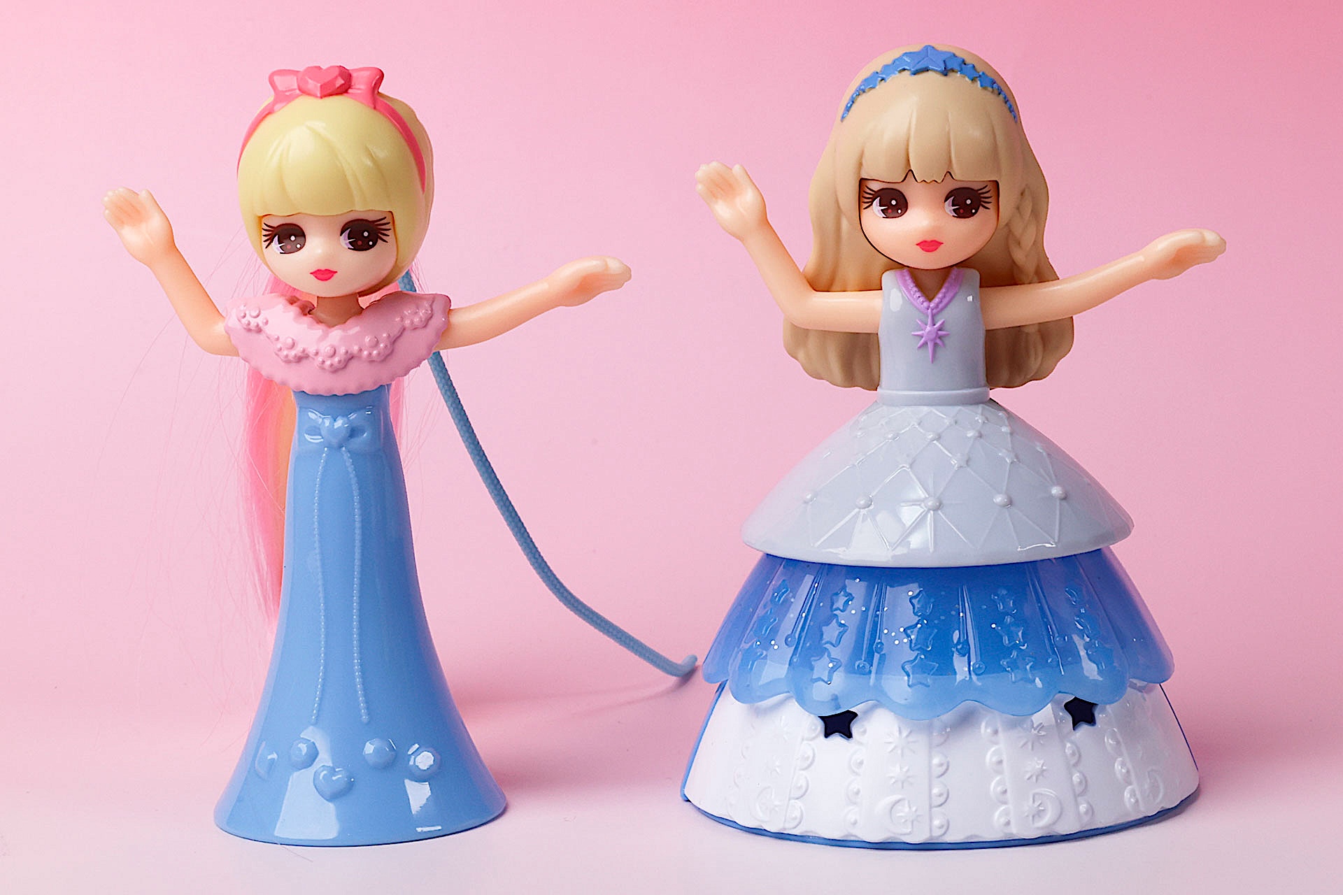 同じリカちゃんでも、第1弾と第2弾とでは全く異なる遊びが楽しめる